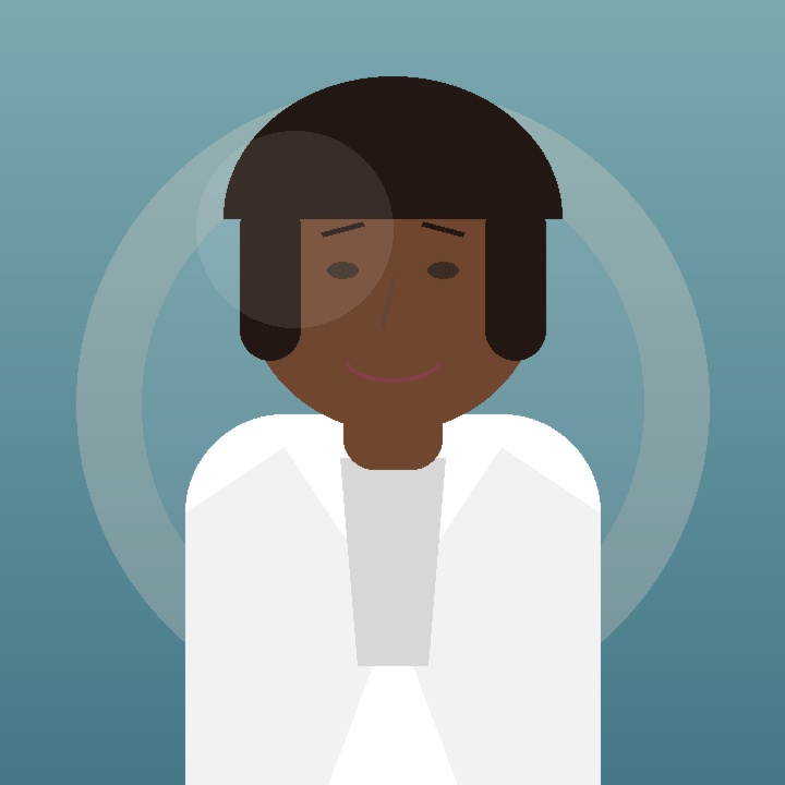 Editorial office portrait