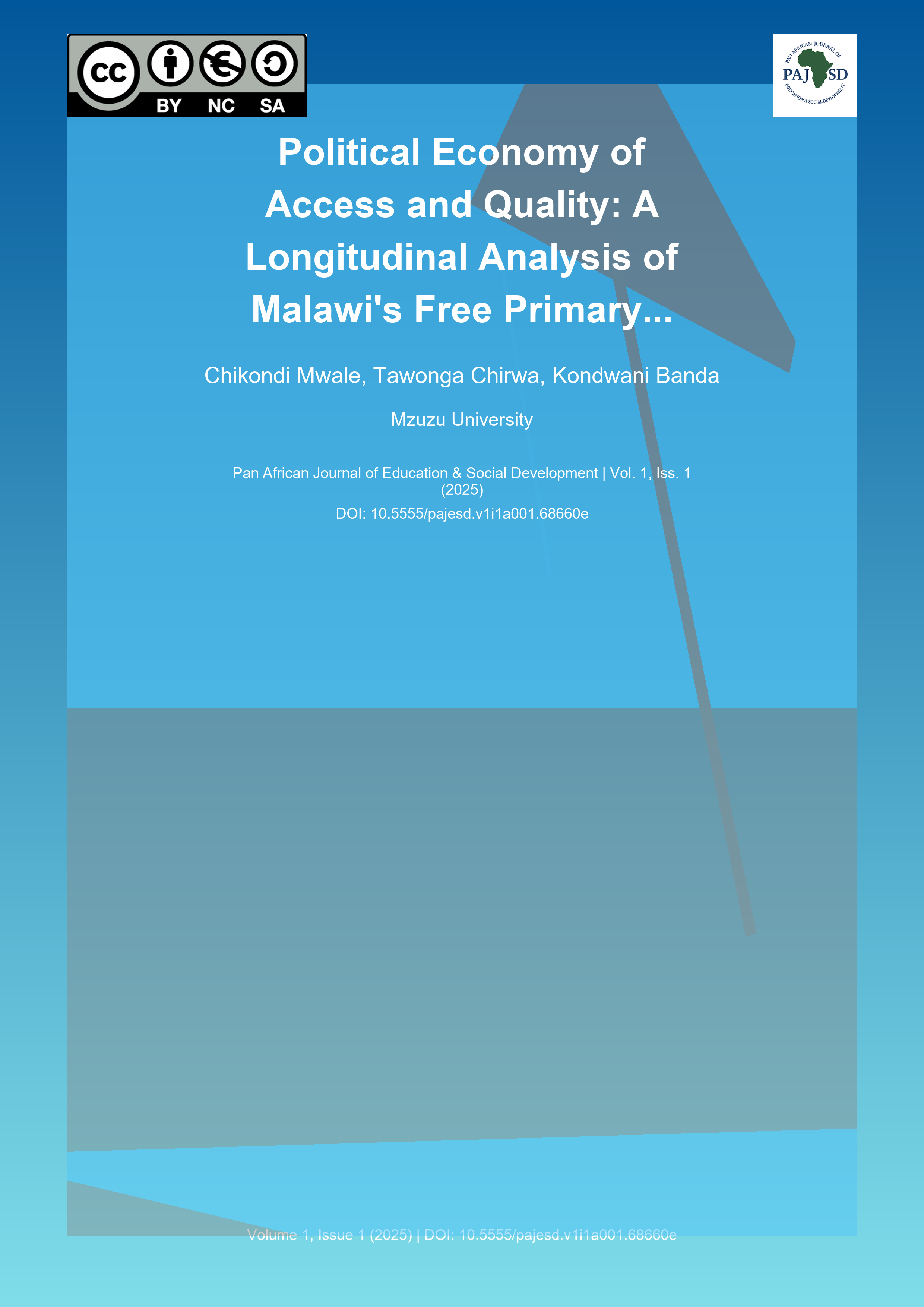 Cover image for: Political Economy of Access and Quality