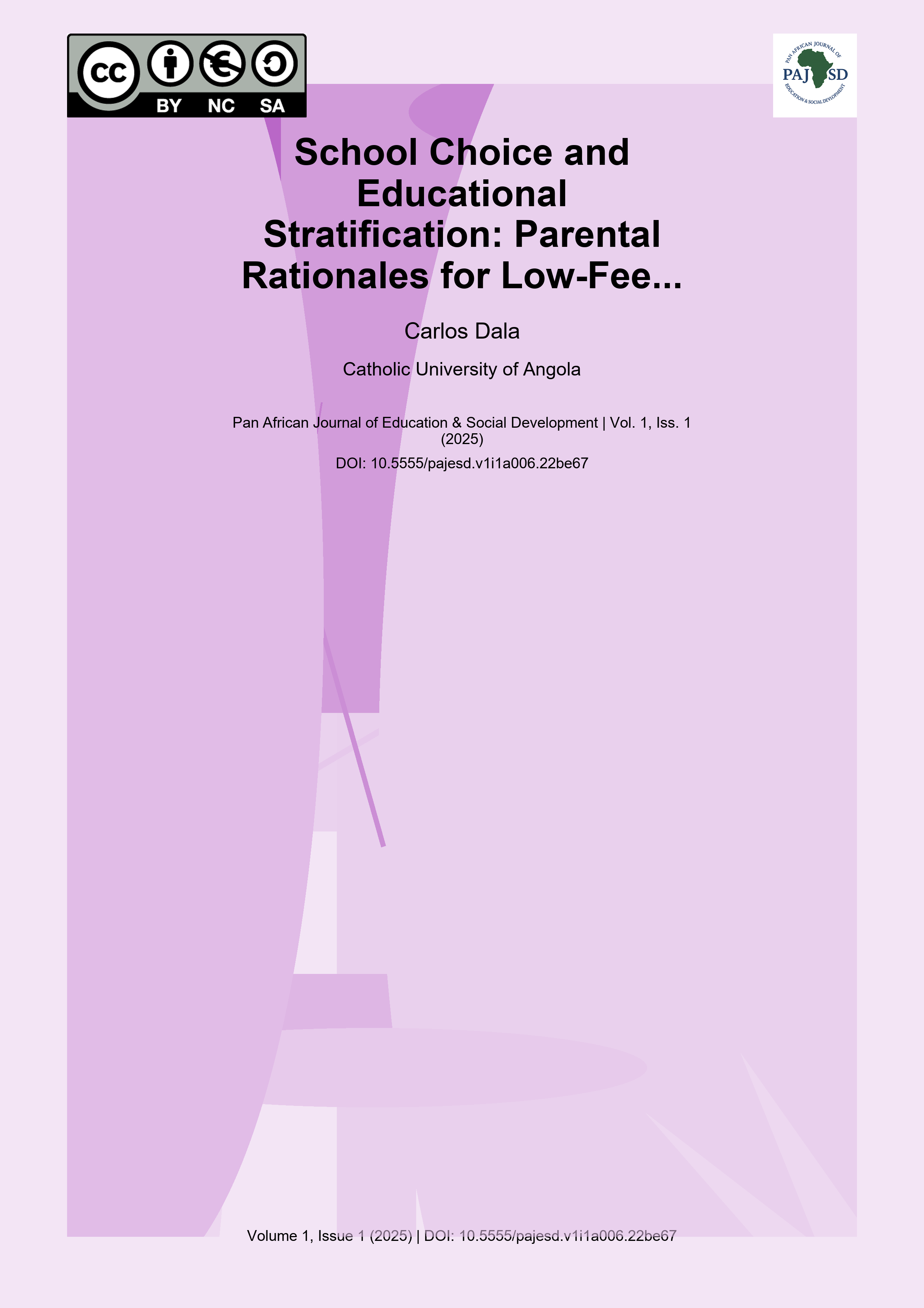 Cover image for: School Choice and Educational Stratification