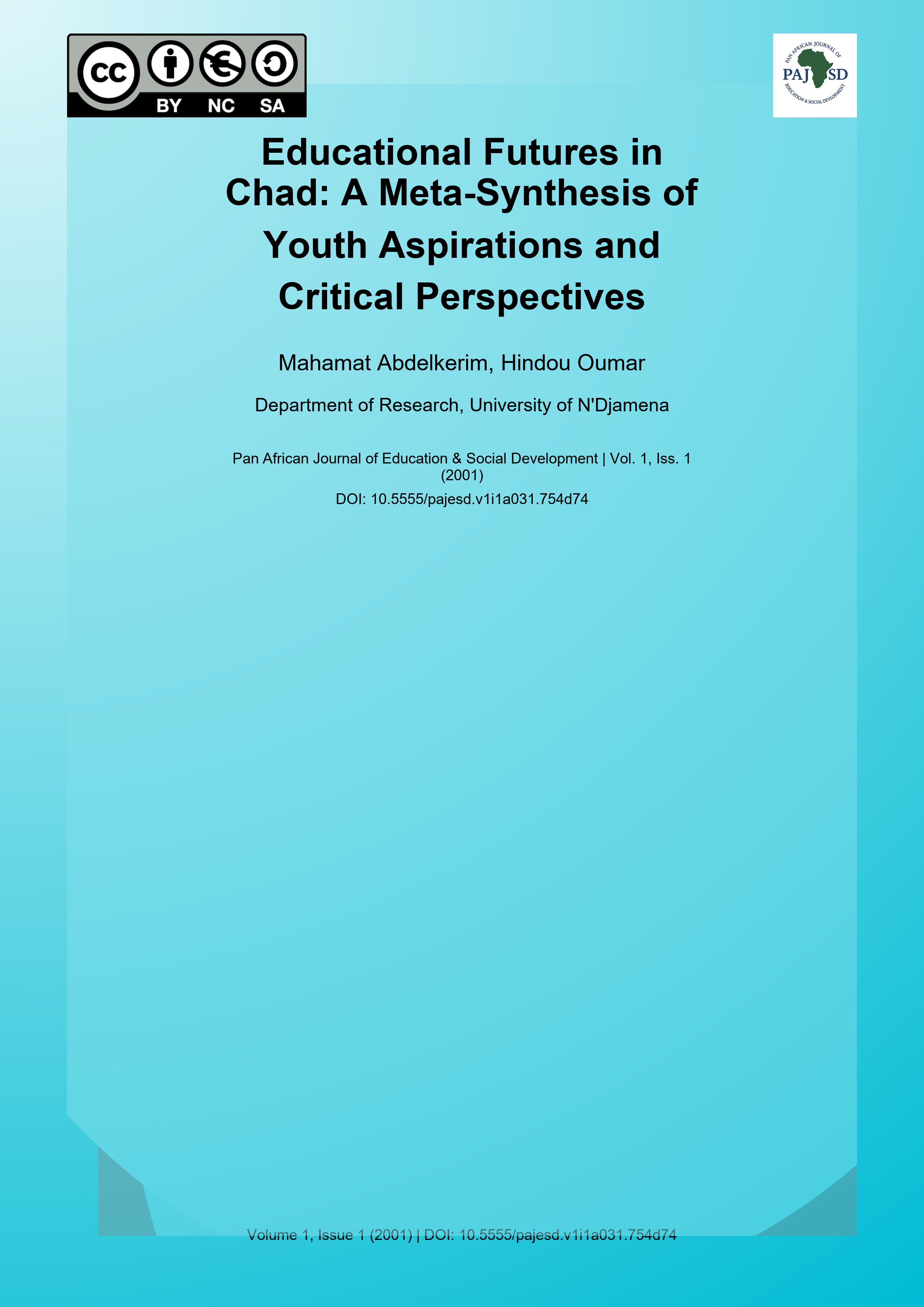 Cover image for: Educational Futures in Chad