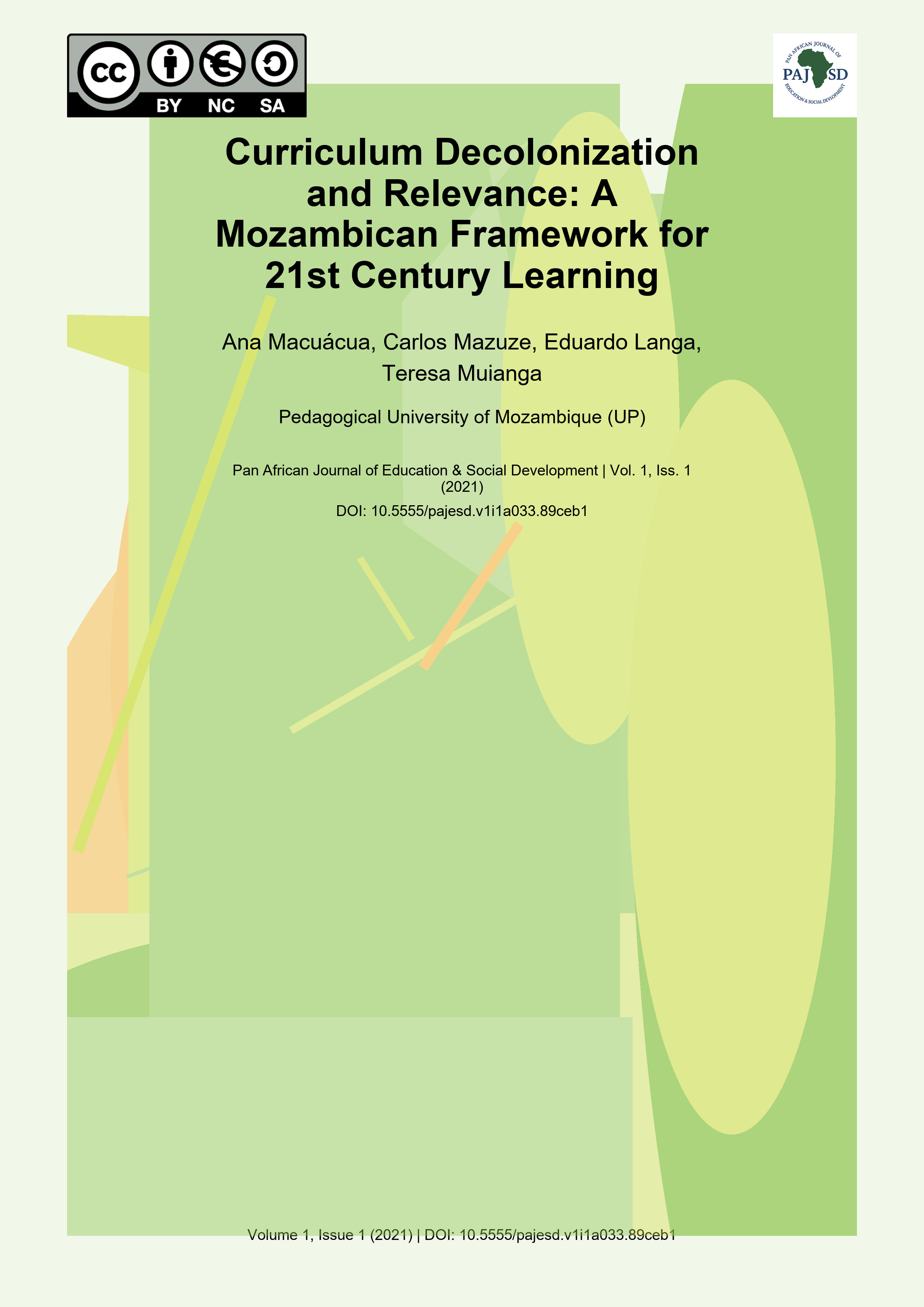 Cover image for: Curriculum Decolonization and Relevance