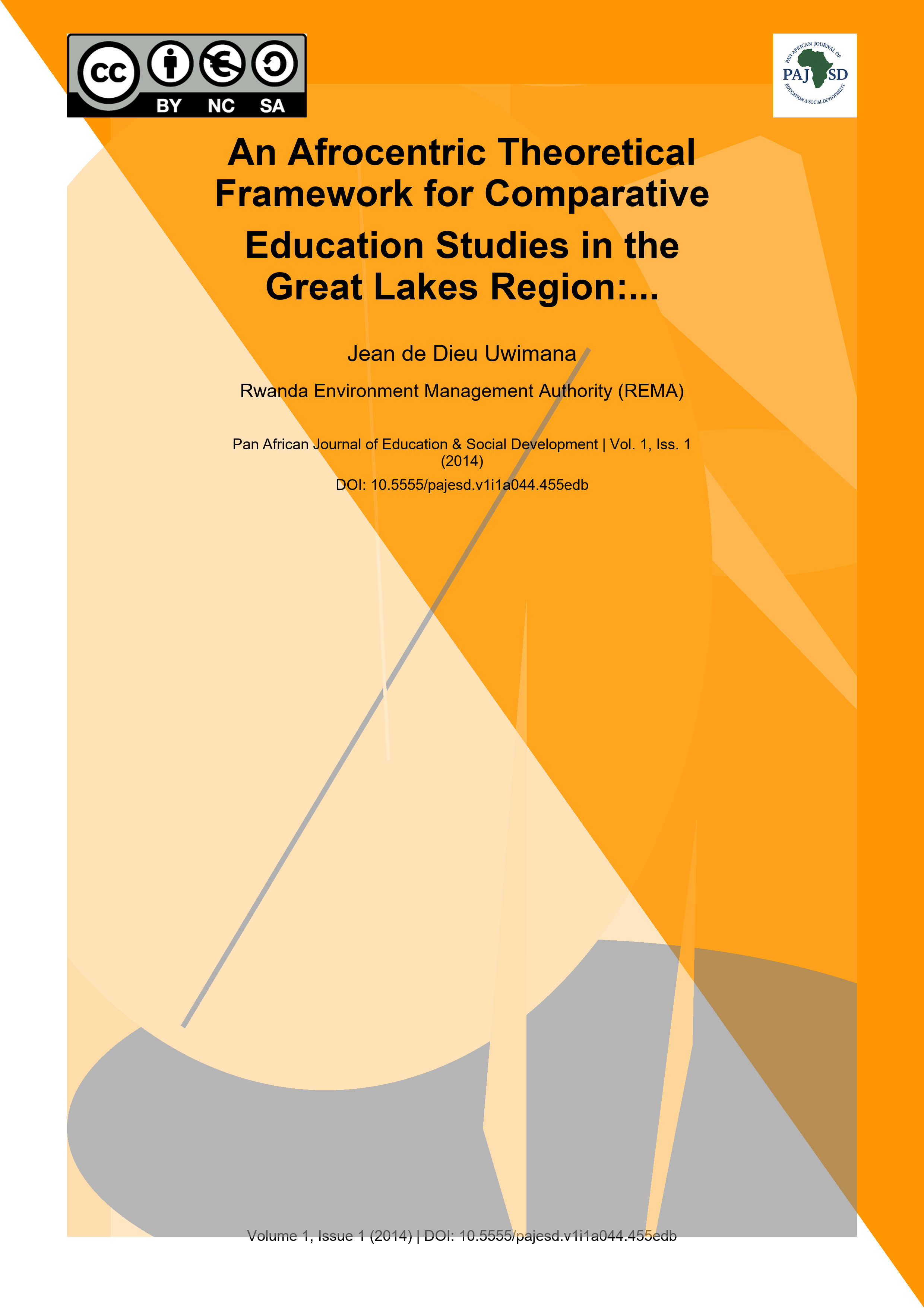 Cover image for: An Afrocentric Theoretical Framework for Comparative Educati