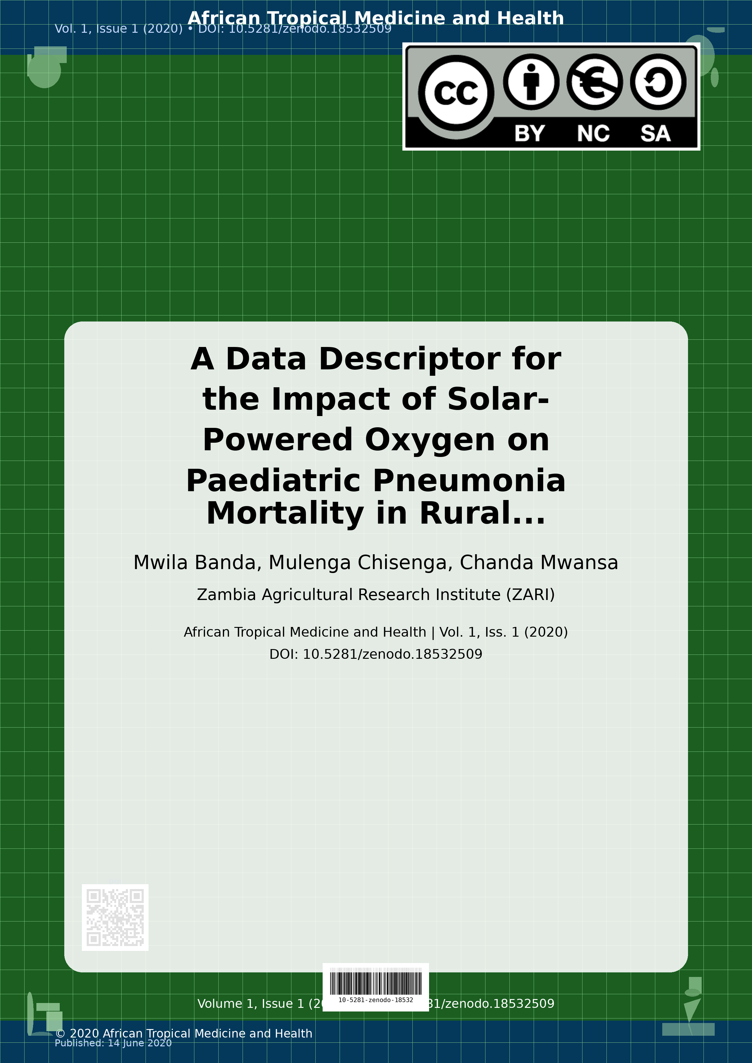 Cover image for: A Data Descriptor for the Impact of Solar-Powered Oxygen on 