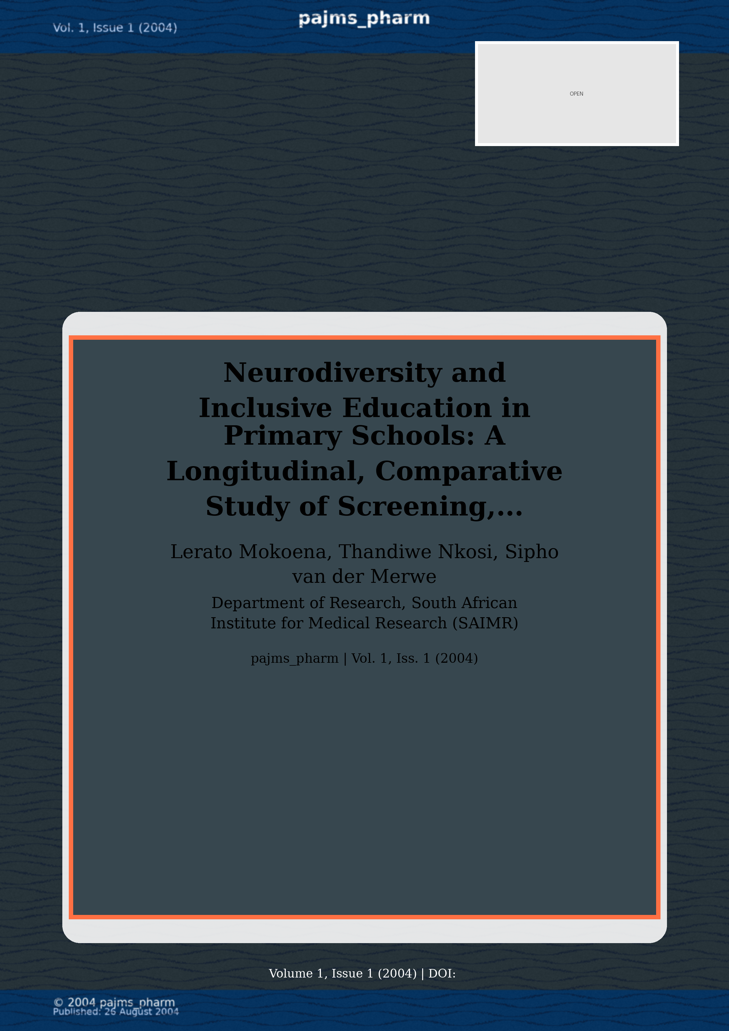 Cover image for: Neurodiversity and Inclusive Education in Primary Schools