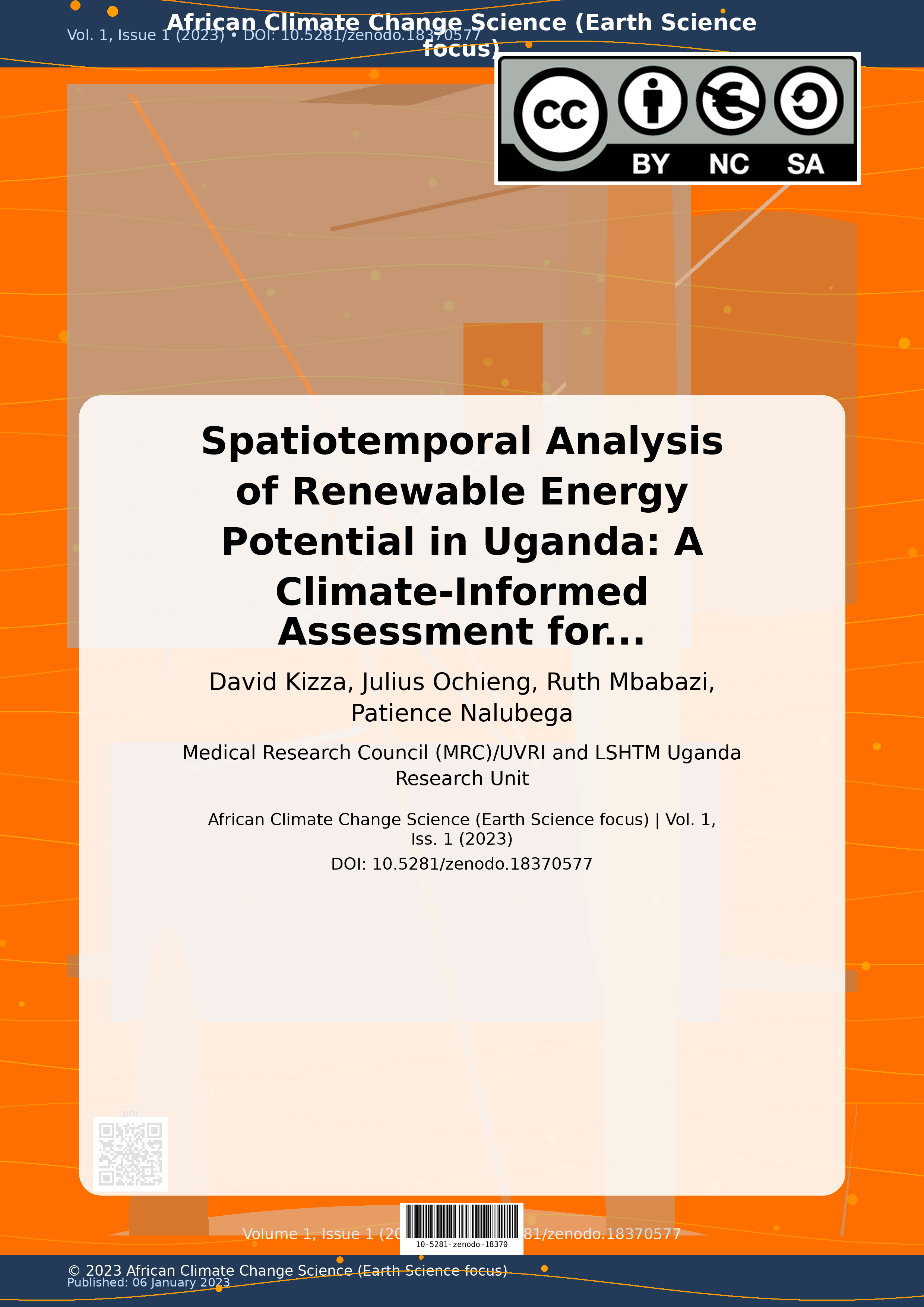 Cover image for: Spatiotemporal Analysis of Renewable Energy Potential in Uga