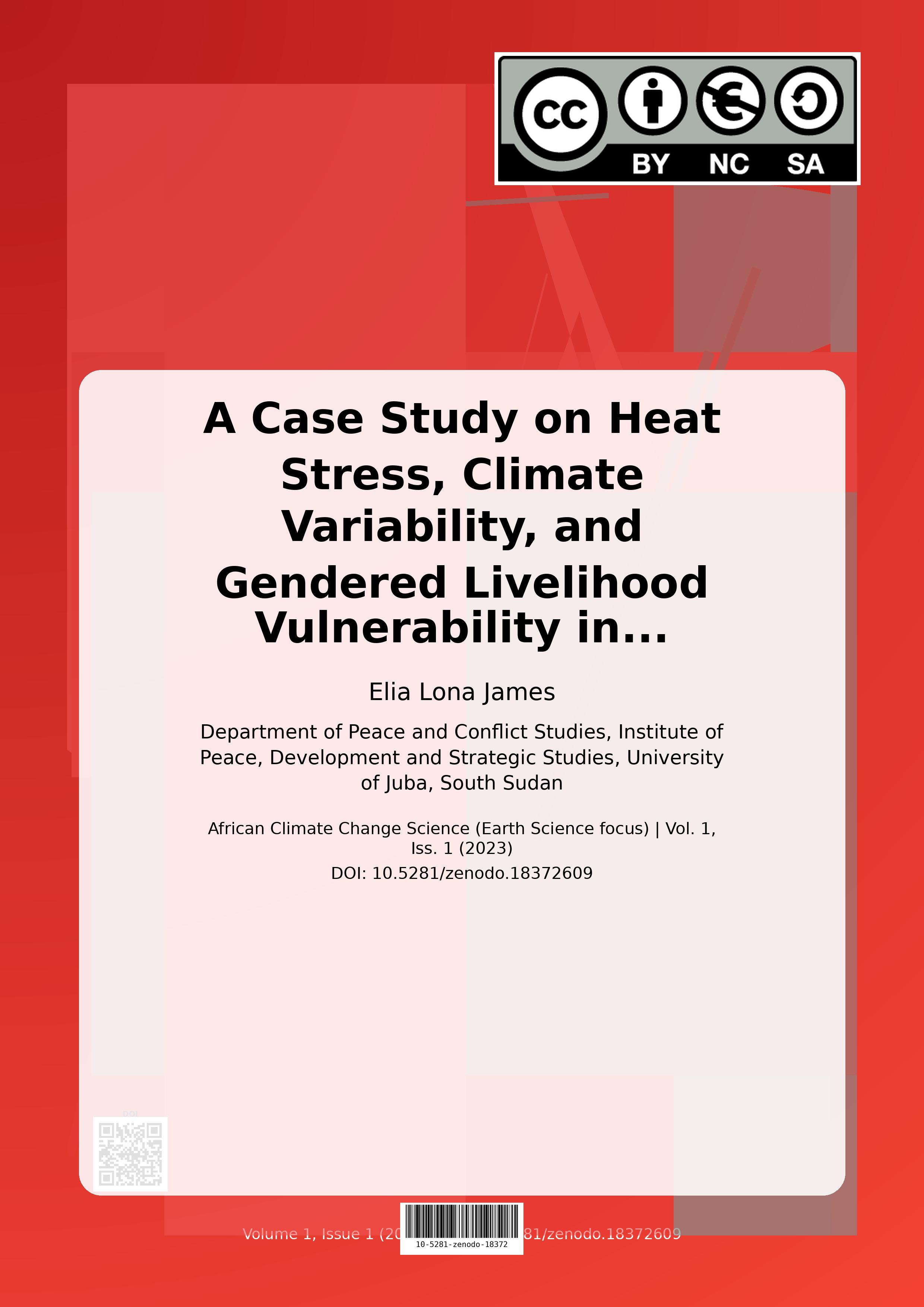 Cover image for: A Case Study on Heat Stress, Climate Variability, and Gender
