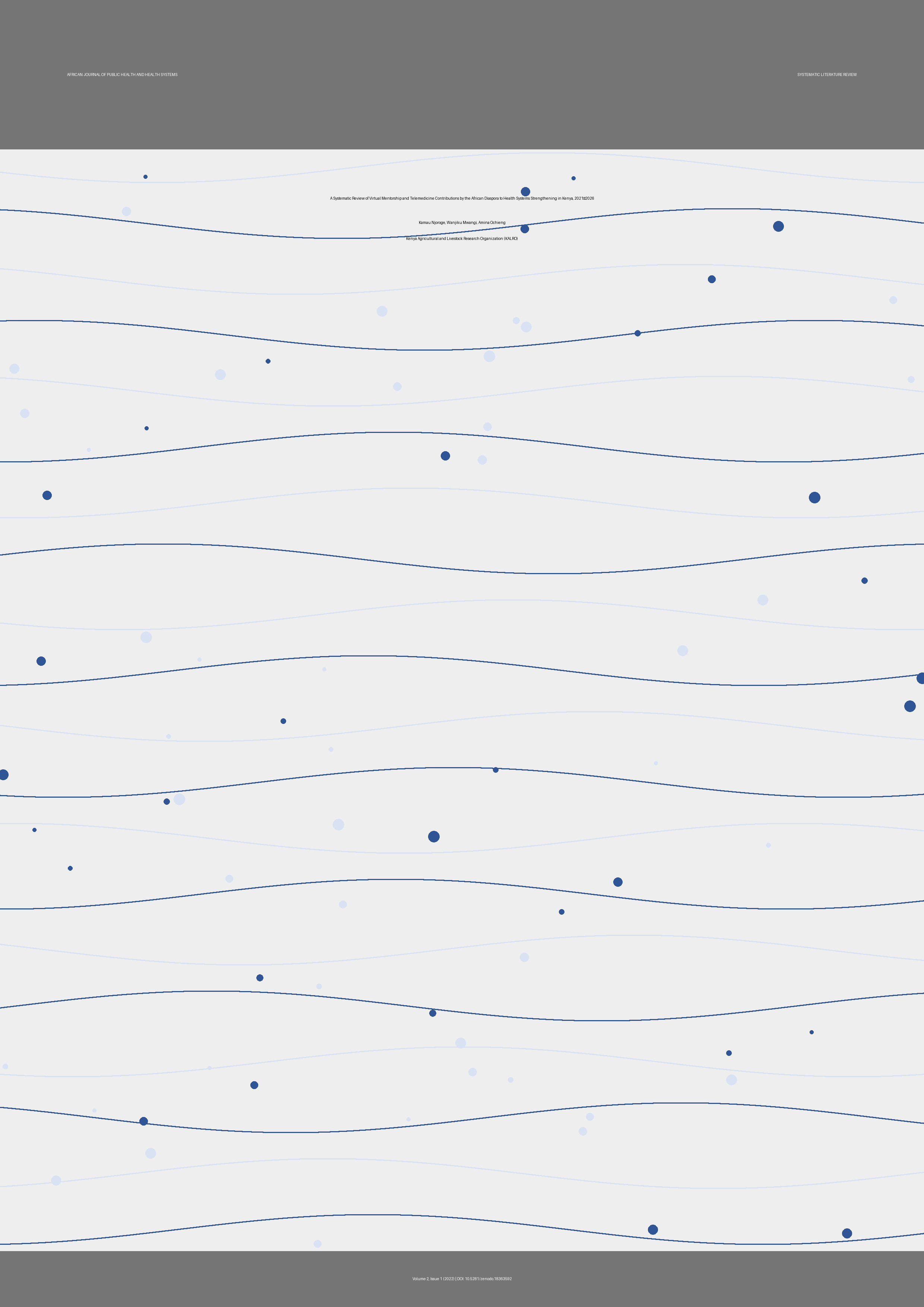 Cover image for: A Systematic Review of Virtual Mentorship and Telemedicine C