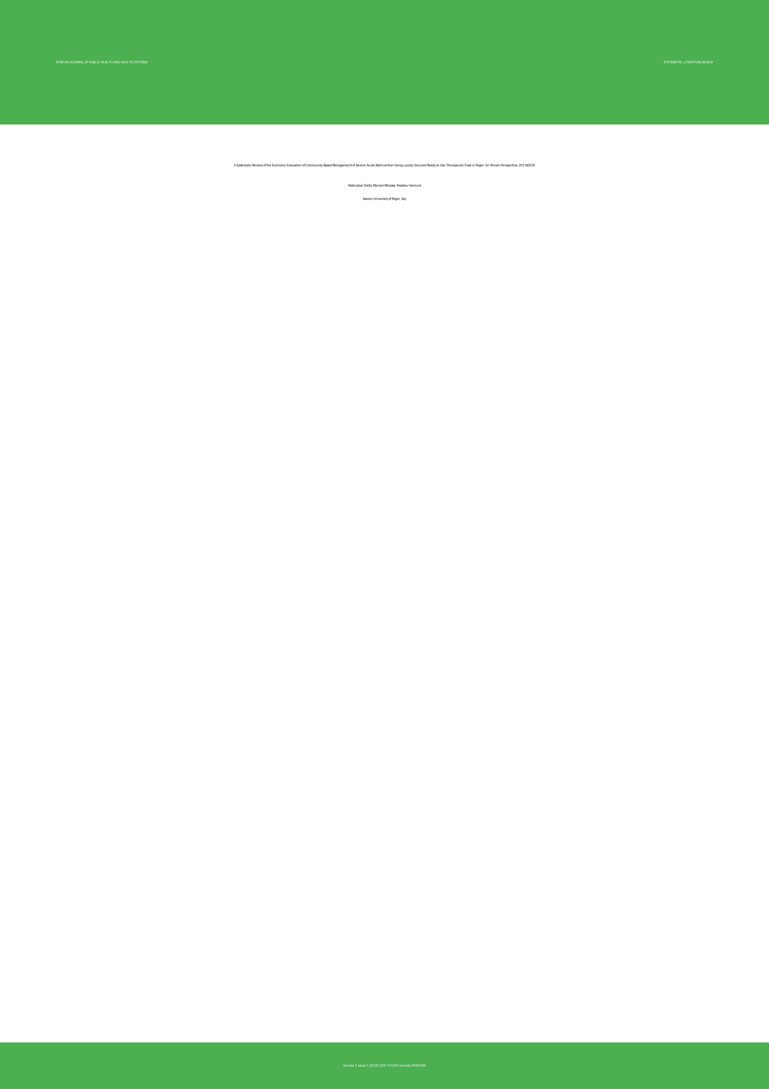 Cover image for: A Systematic Review of the Economic Evaluation of Community-