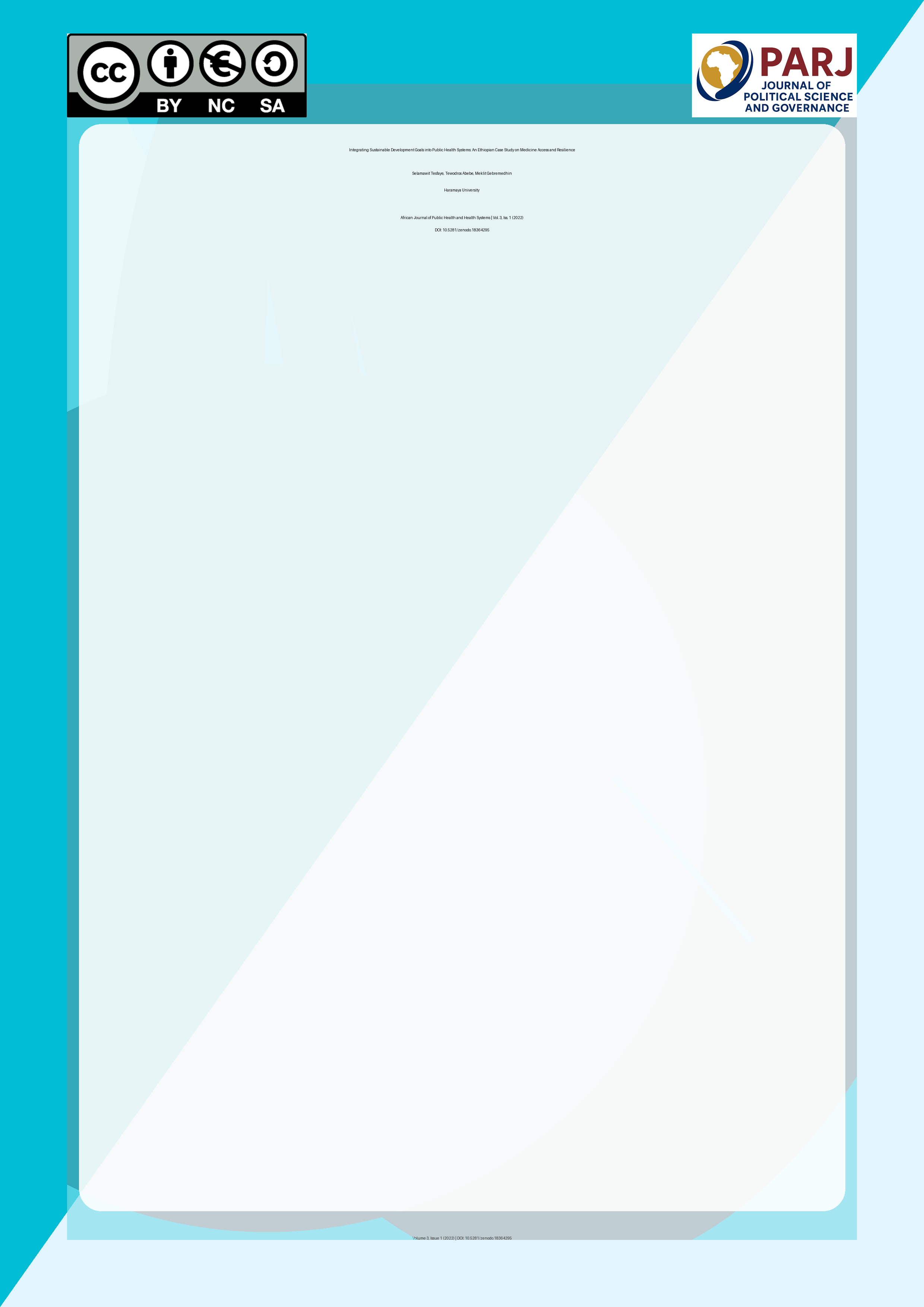 Cover image for: Integrating Sustainable Development Goals into Public Health