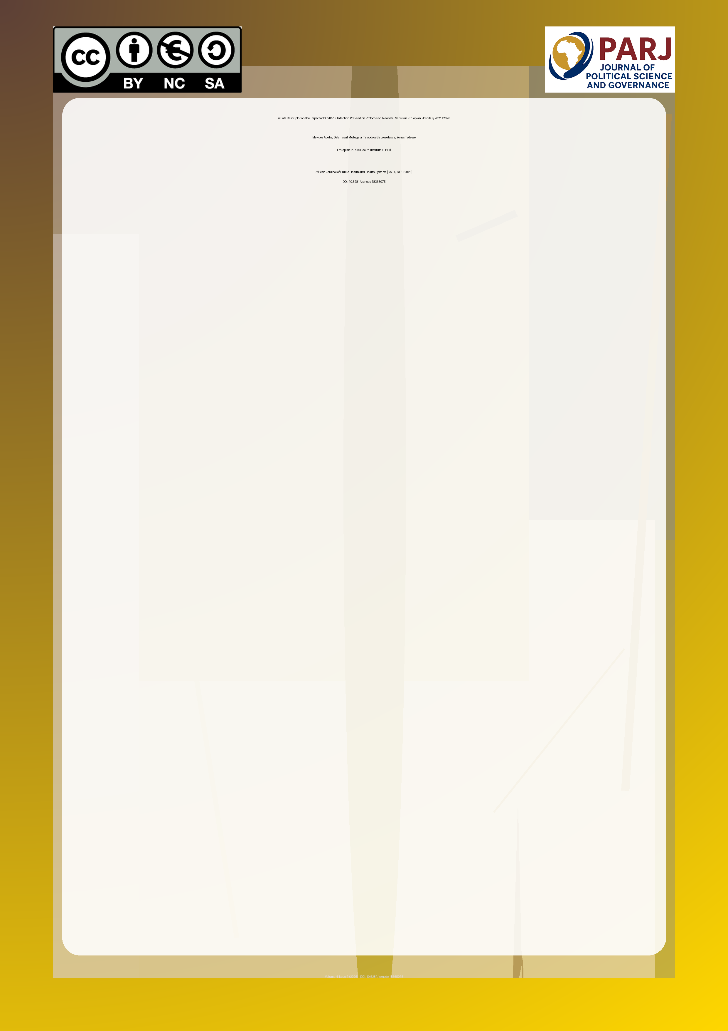 Cover image for: A Data Descriptor on the Impact of COVID-19 Infection Preven
