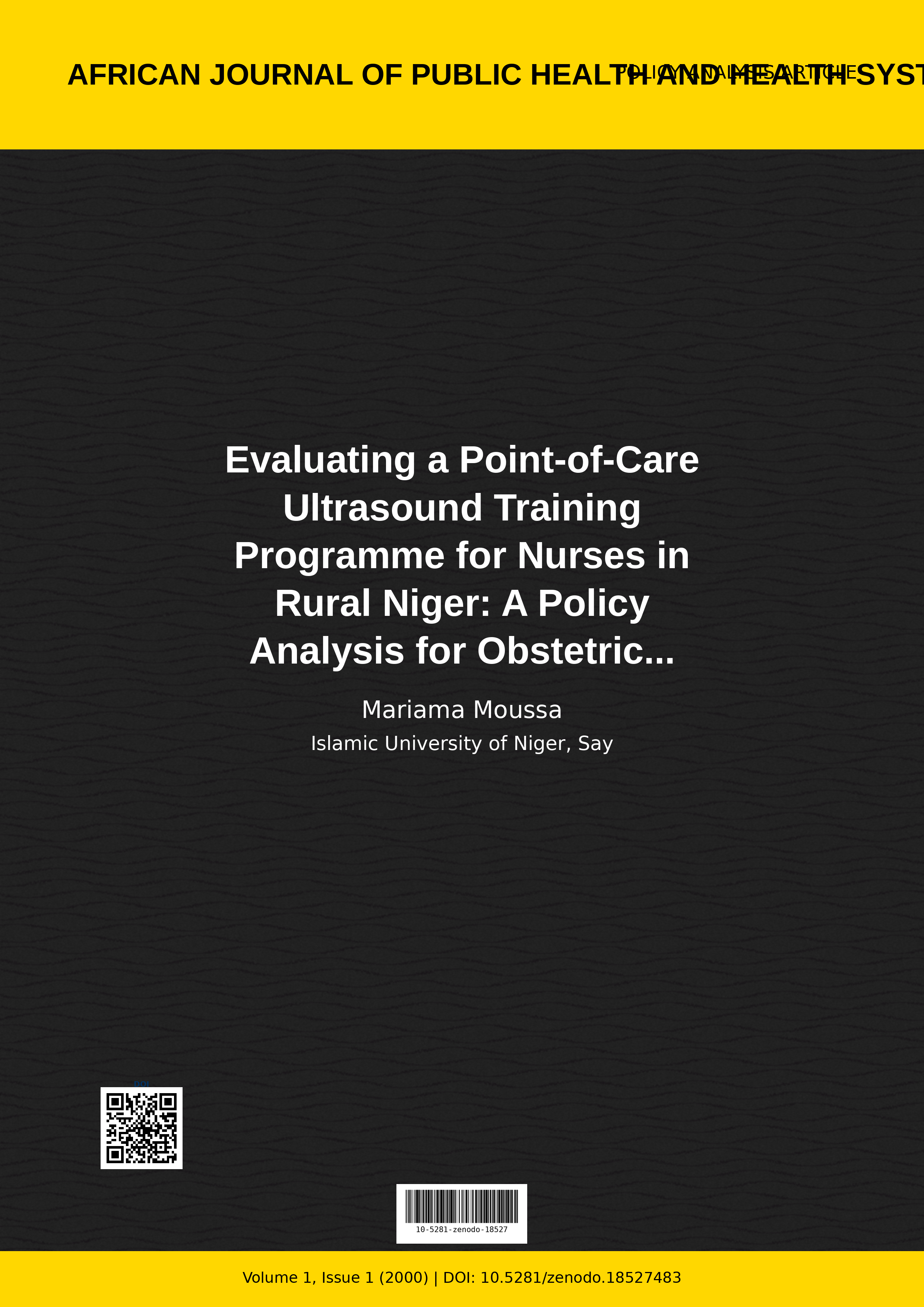 Cover image for: Evaluating a Point-of-Care Ultrasound Training Programme for