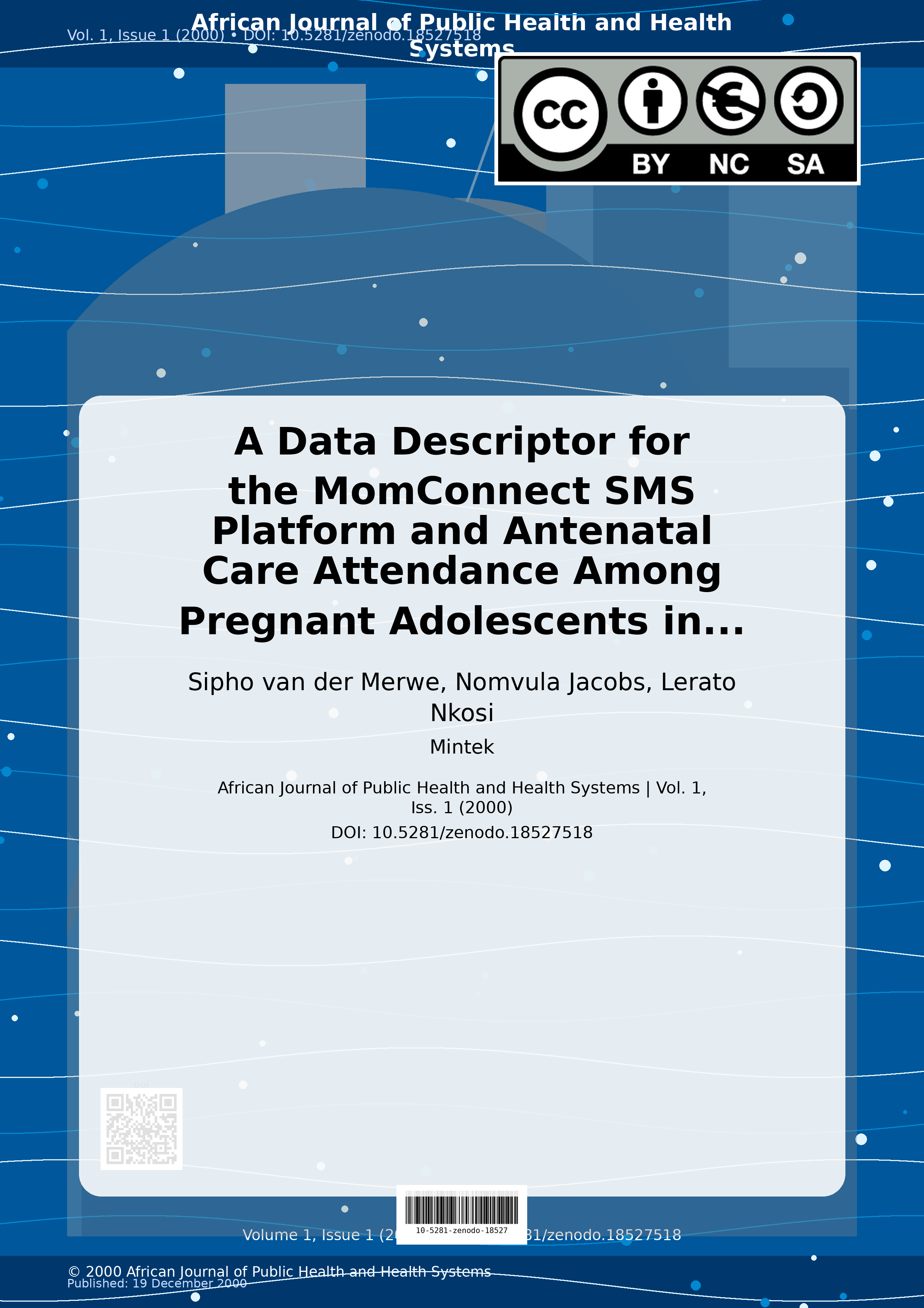 Cover image for: A Data Descriptor for the MomConnect SMS Platform and Antena