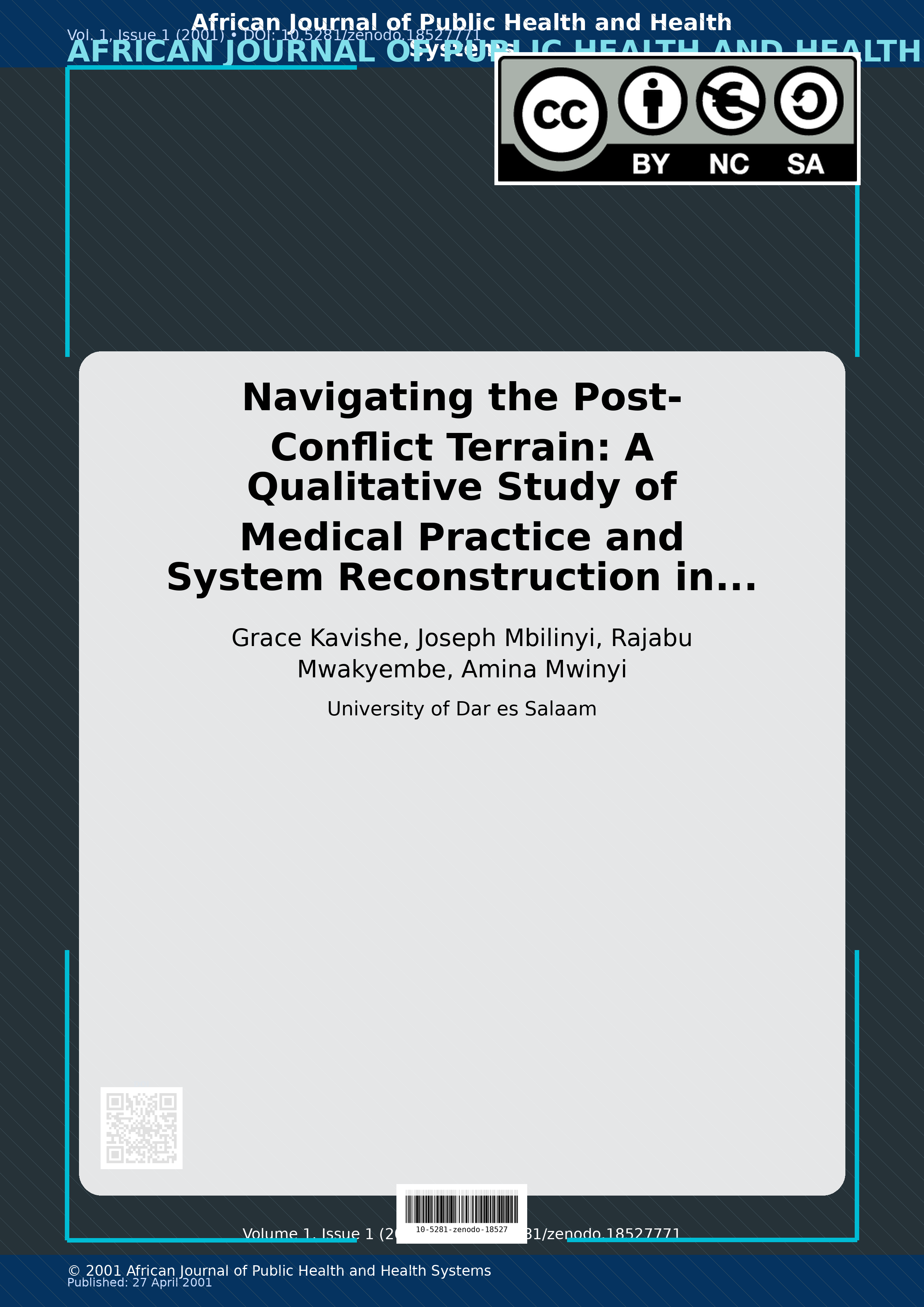Cover image for: Navigating the Post-Conflict Terrain
