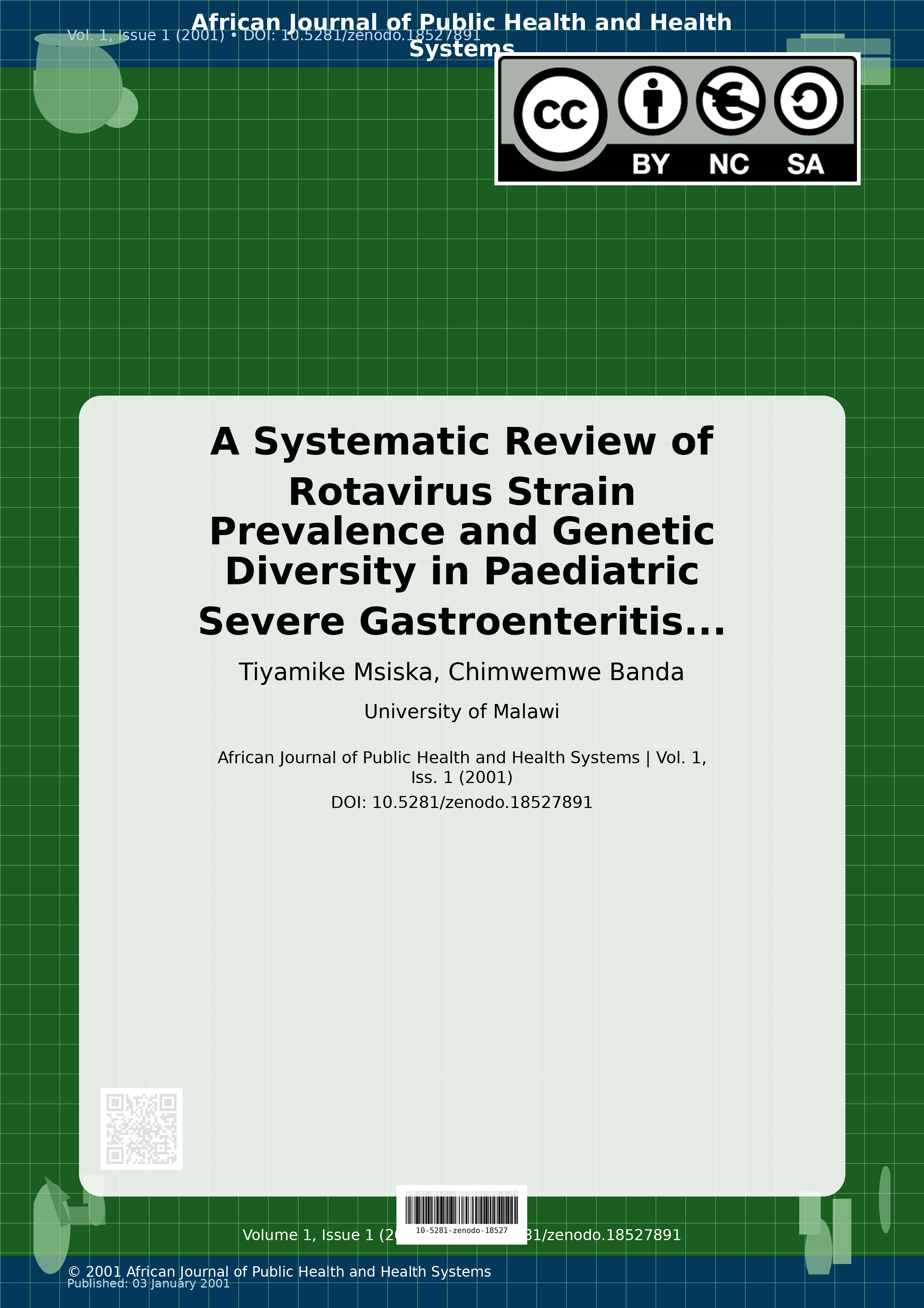 Cover image for: A Systematic Review of Rotavirus Strain Prevalence and Genet