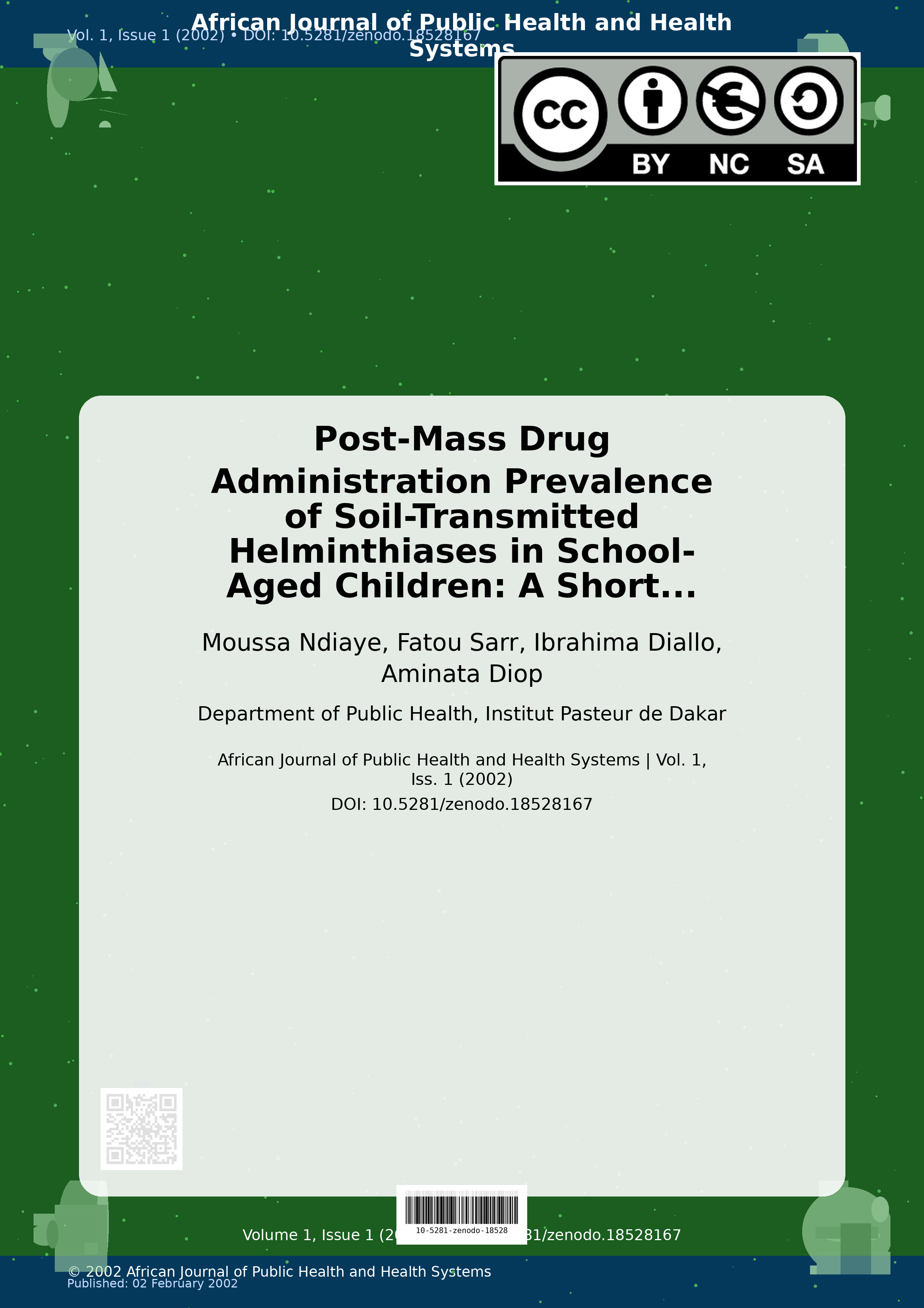 Cover image for: Post-Mass Drug Administration Prevalence of Soil-Transmitted