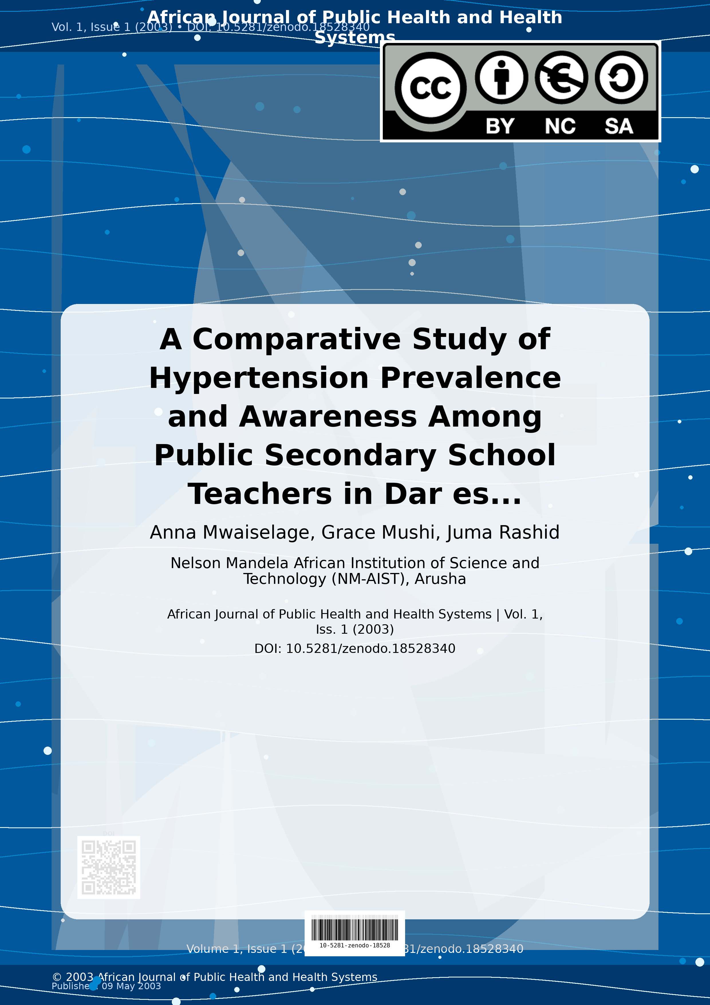 Cover image for: A Comparative Study of Hypertension Prevalence and Awareness