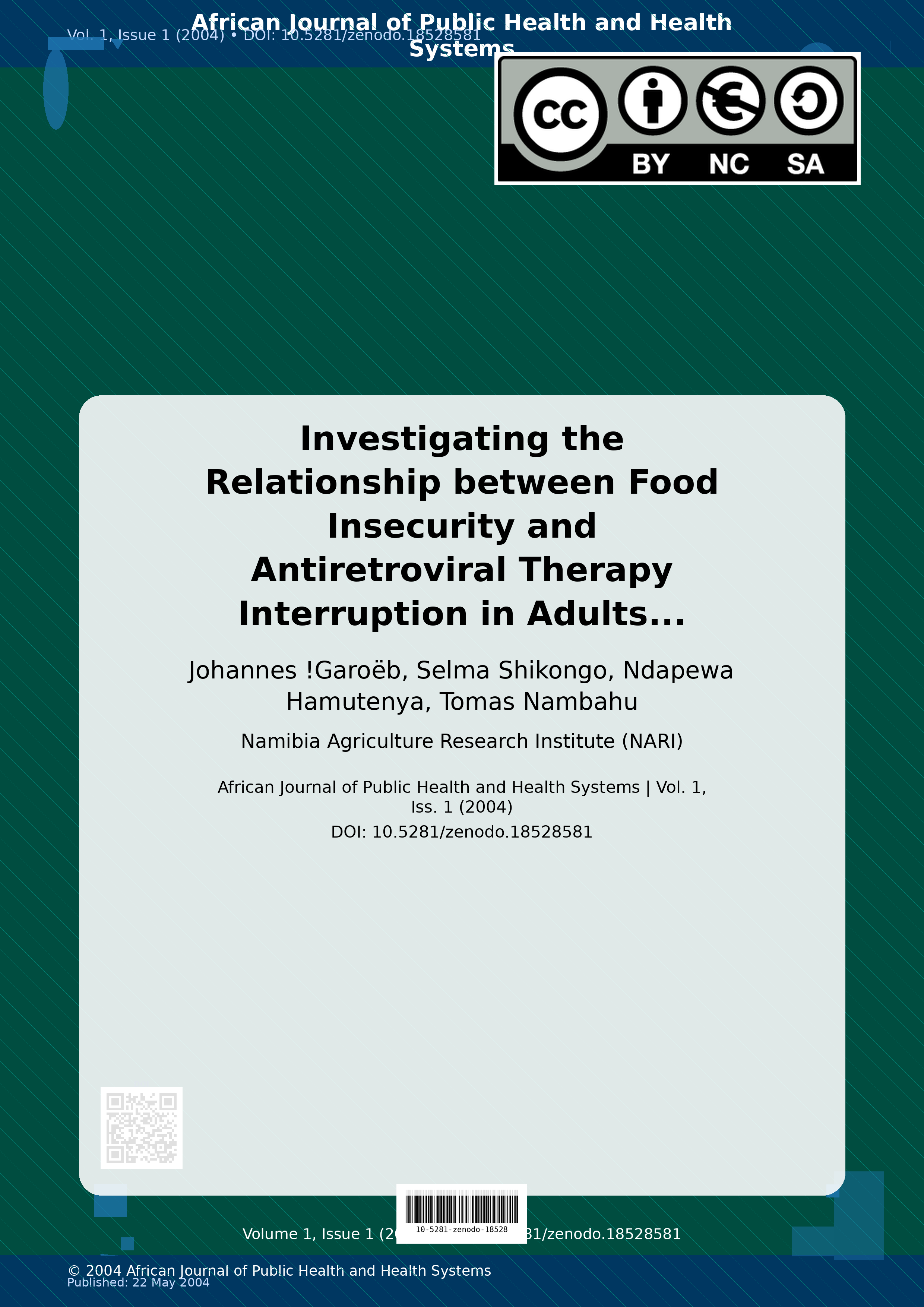 Cover image for: Investigating the Relationship between Food Insecurity and A