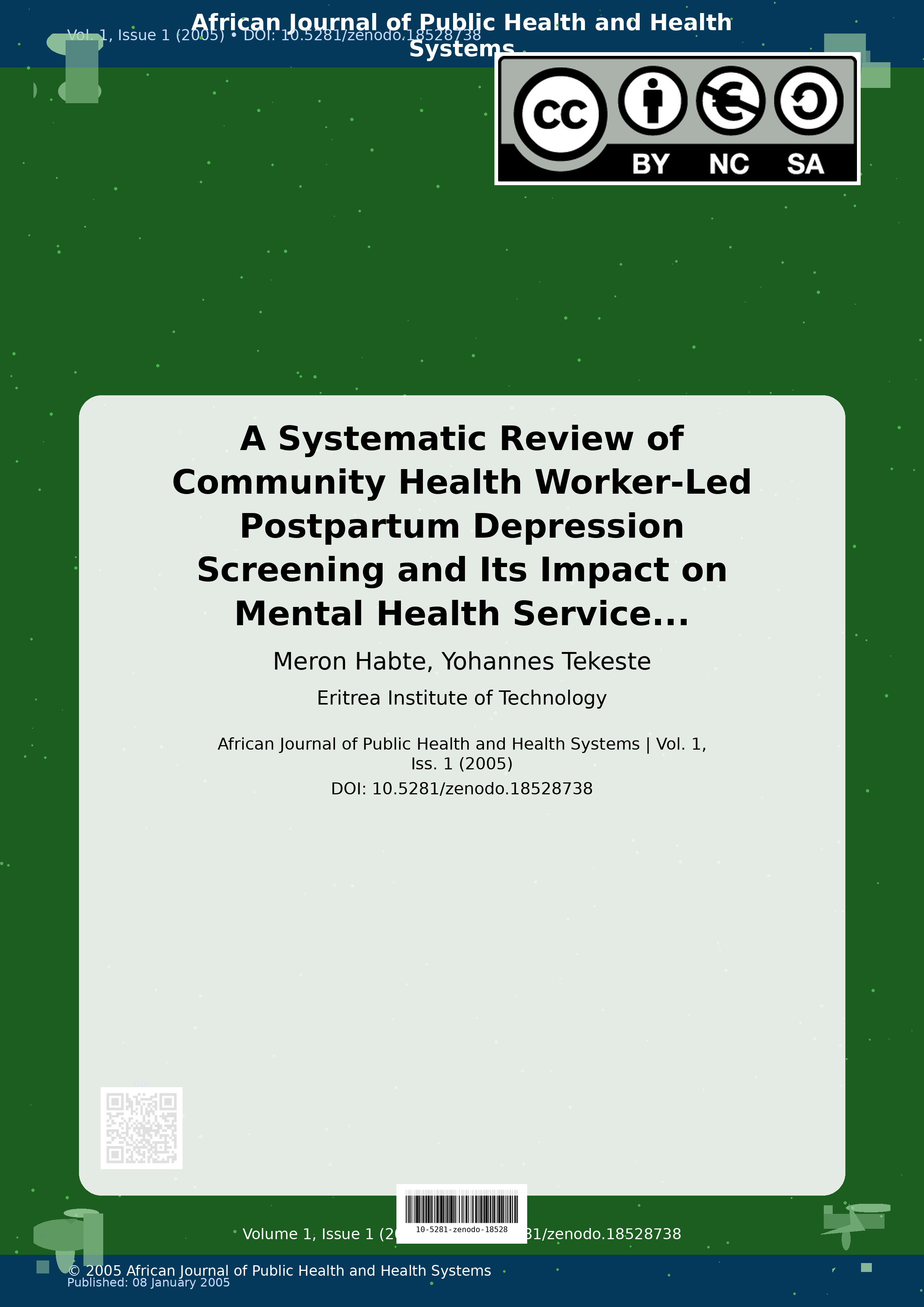 Cover image for: A Systematic Review of Community Health Worker-Led Postpartu