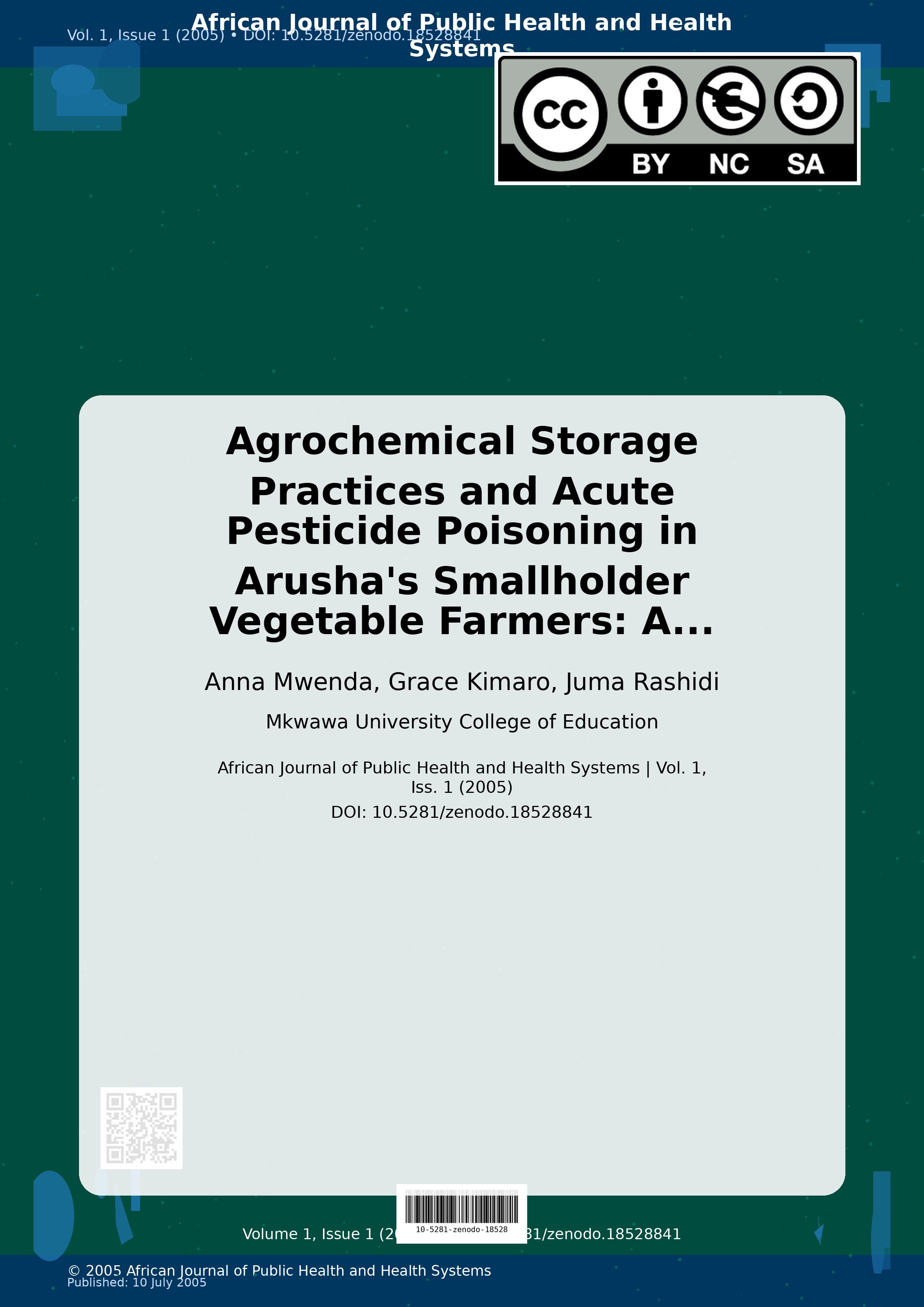 Cover image for: Agrochemical Storage Practices and Acute Pesticide Poisoning