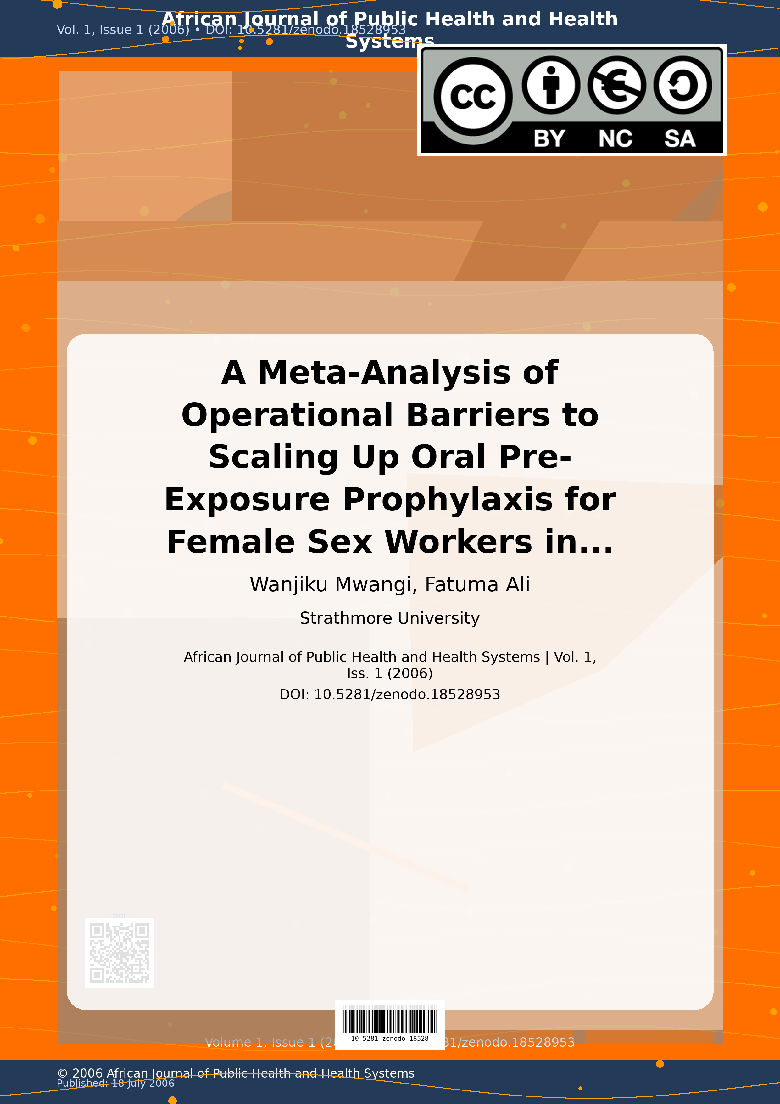 Cover image for: A Meta-Analysis of Operational Barriers to Scaling Up Oral P