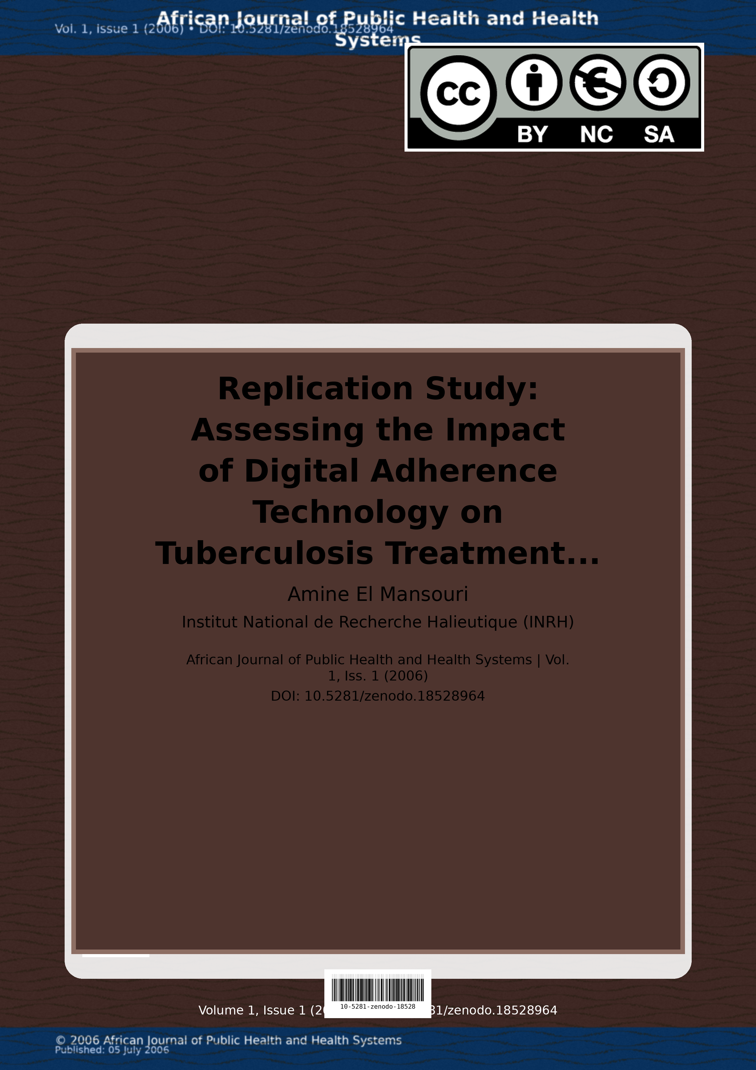 Cover image for: Replication Study