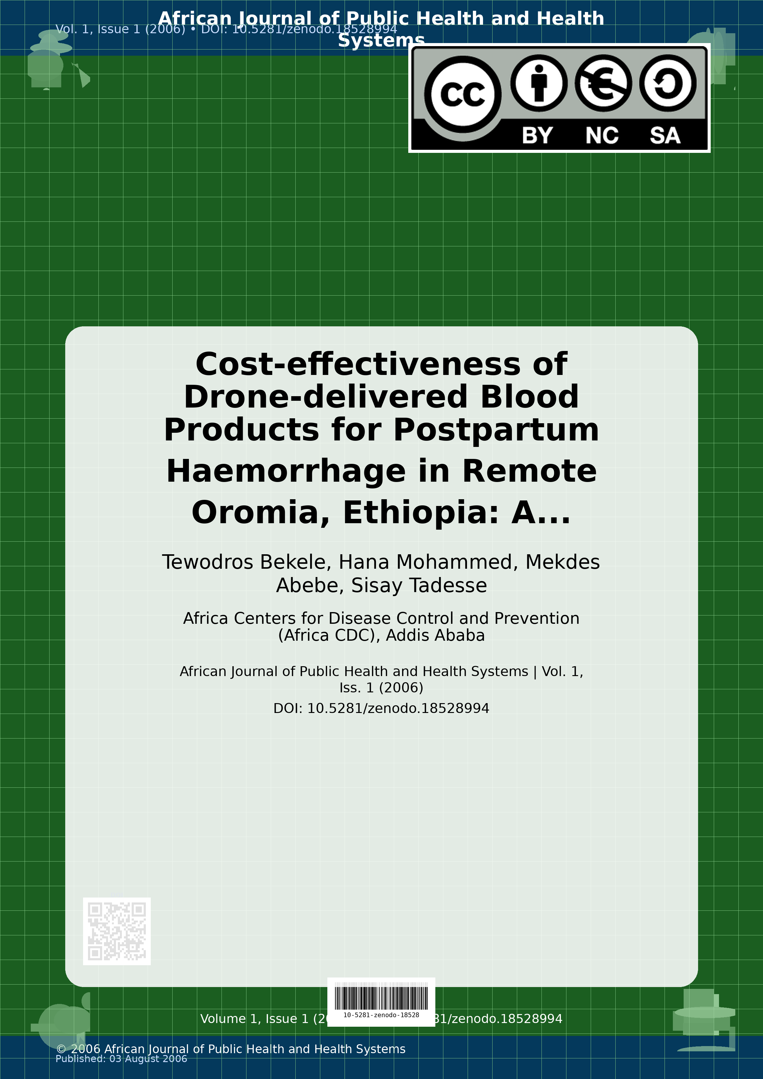 Cover image for: Cost-effectiveness of Drone-delivered Blood Products for Pos