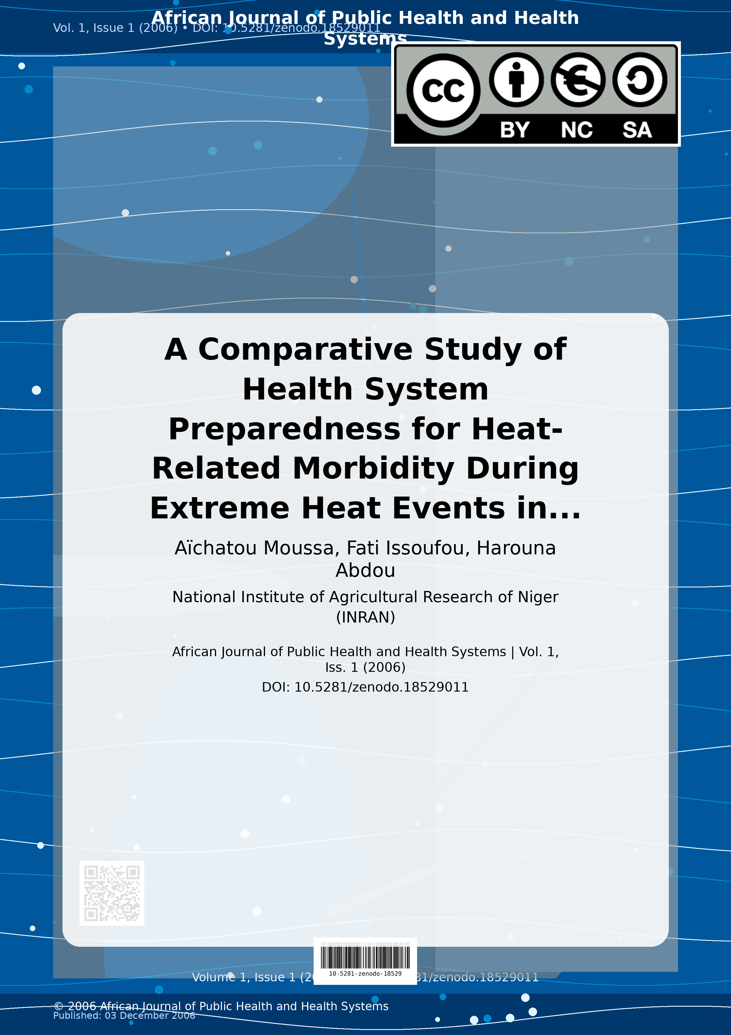 Cover image for: A Comparative Study of Health System Preparedness for Heat-R
