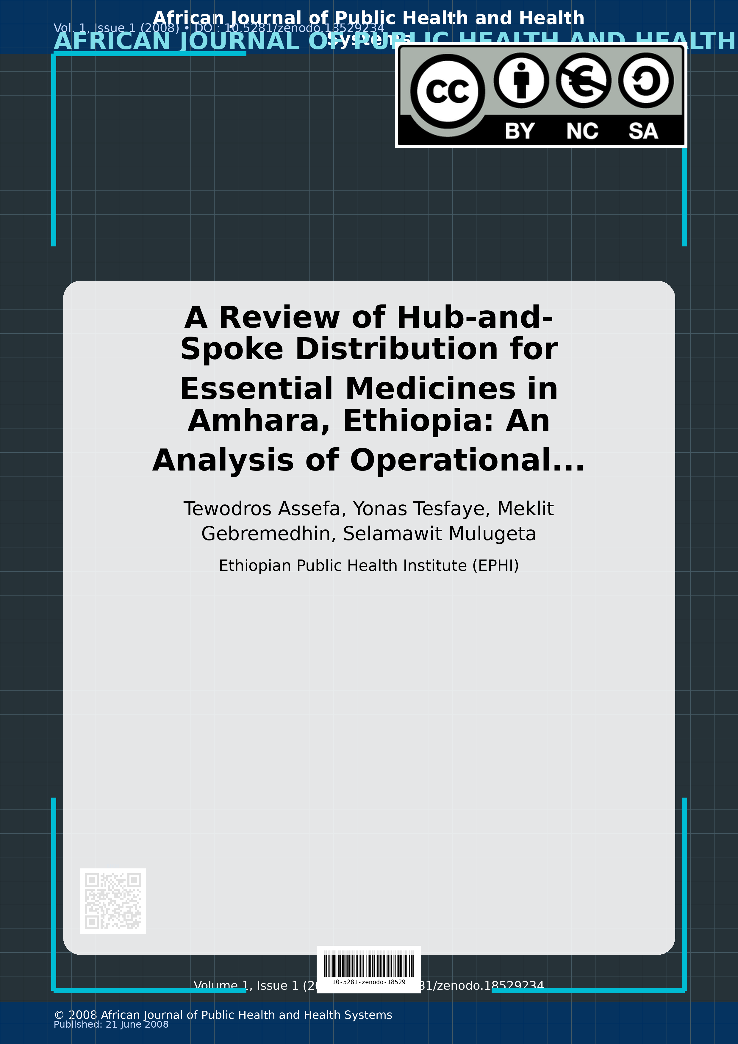 Cover image for: A Review of Hub-and-Spoke Distribution for Essential Medicin
