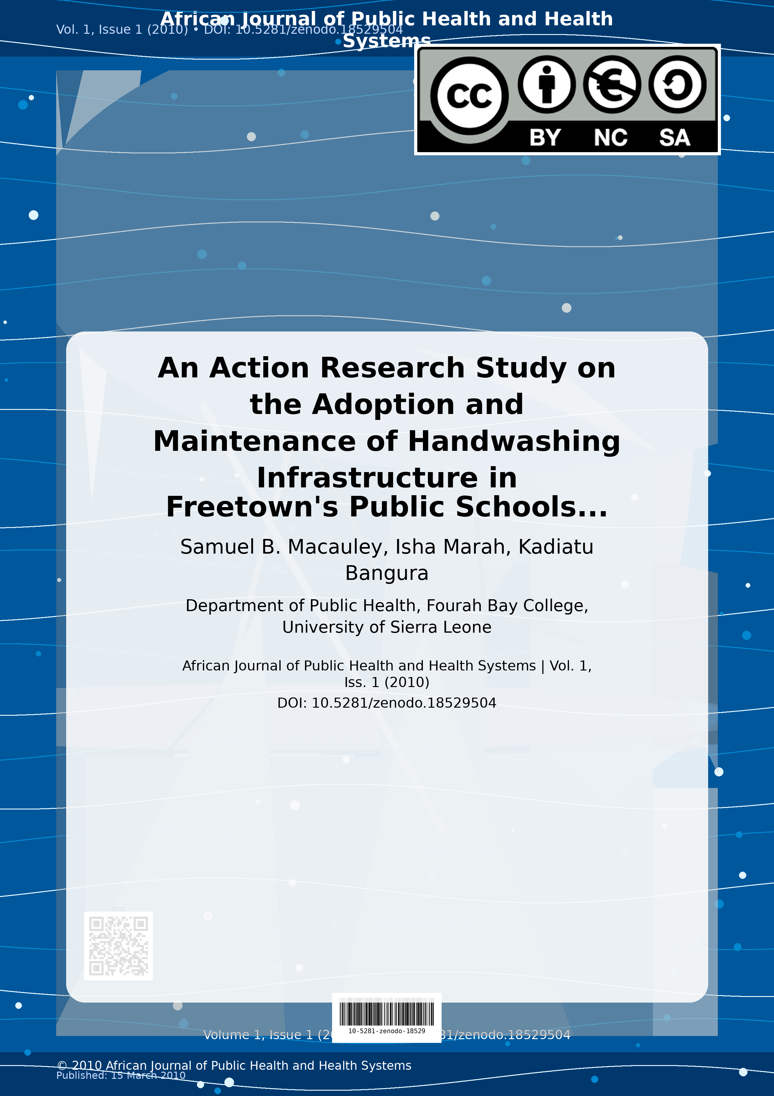 Cover image for: An Action Research Study on the Adoption and Maintenance of 