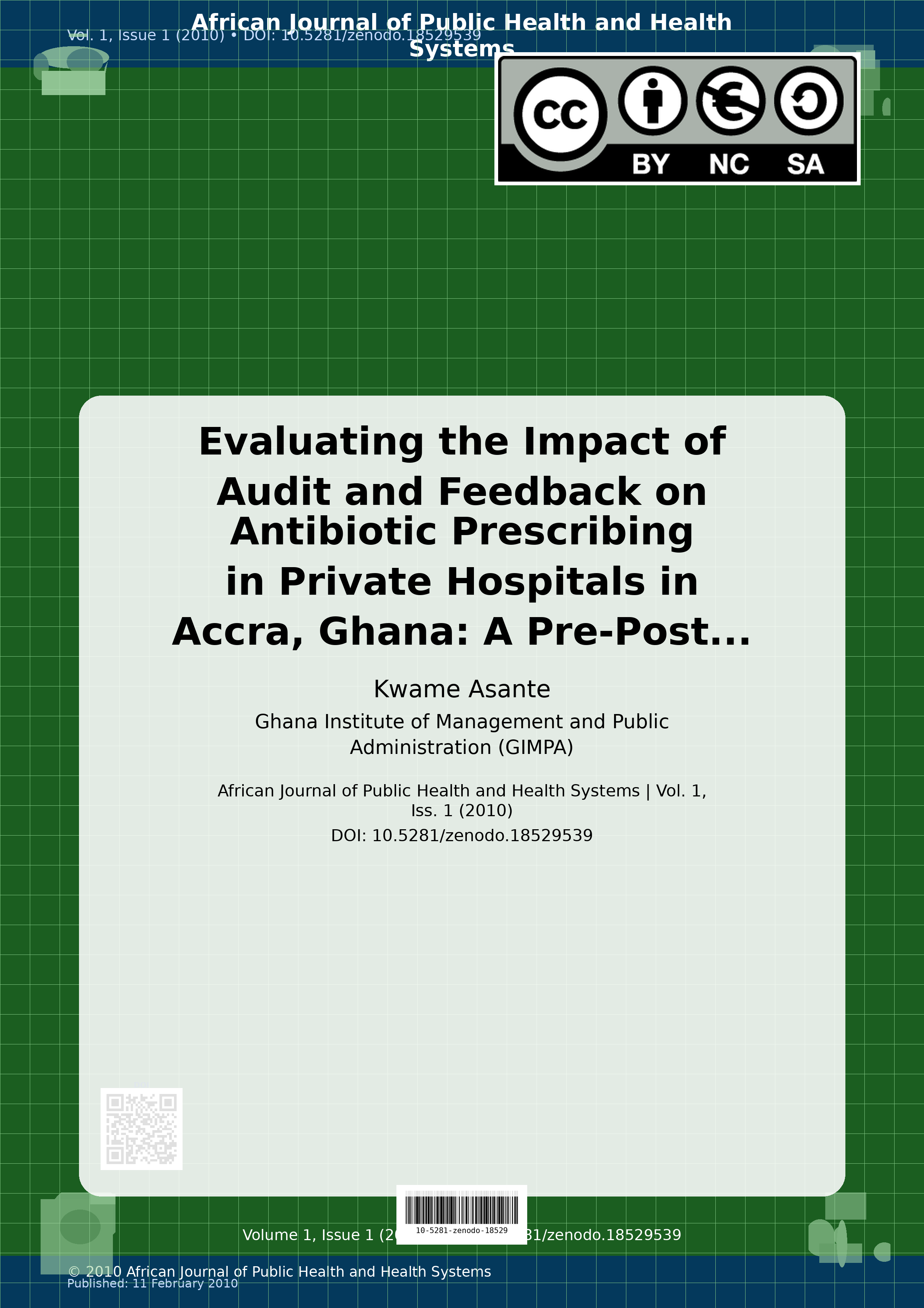 Cover image for: Evaluating the Impact of Audit and Feedback on Antibiotic Pr