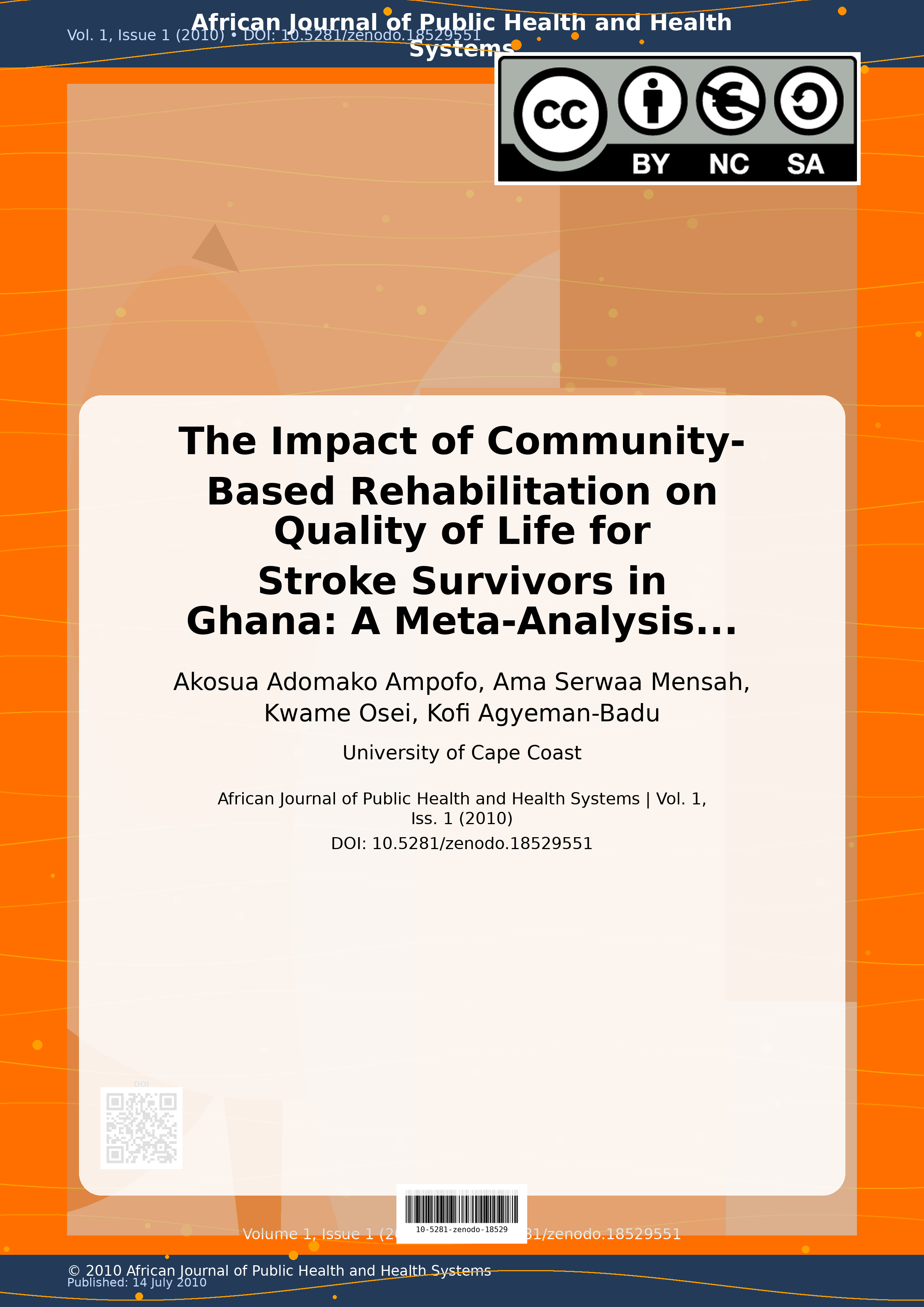 Cover image for: The Impact of Community-Based Rehabilitation on Quality of L