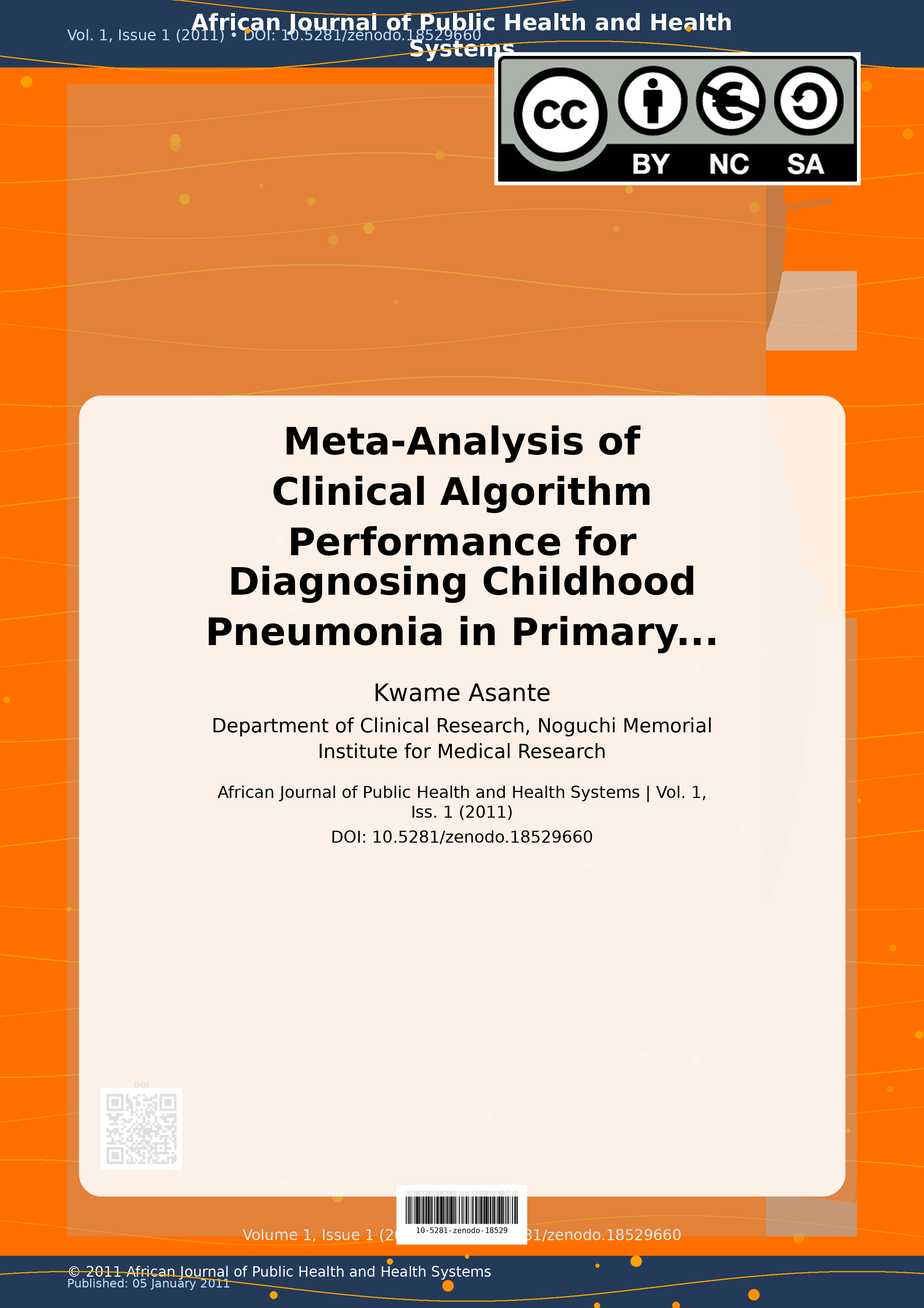 Cover image for: Meta-Analysis of Clinical Algorithm Performance for Diagnosi