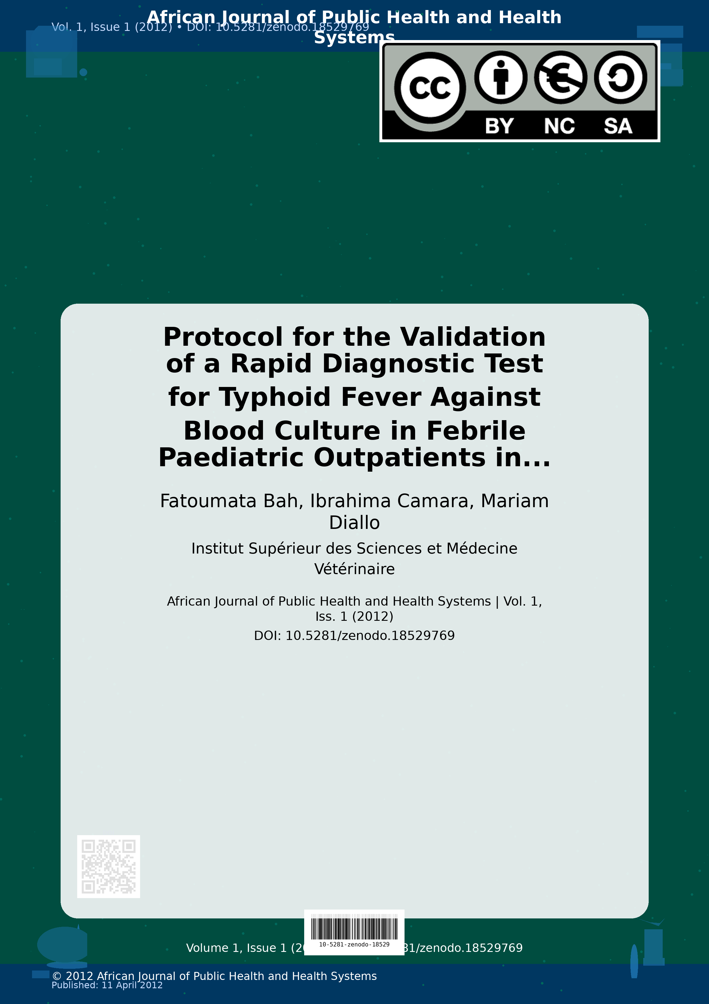 Cover image for: Protocol for the Validation of a Rapid Diagnostic Test for T