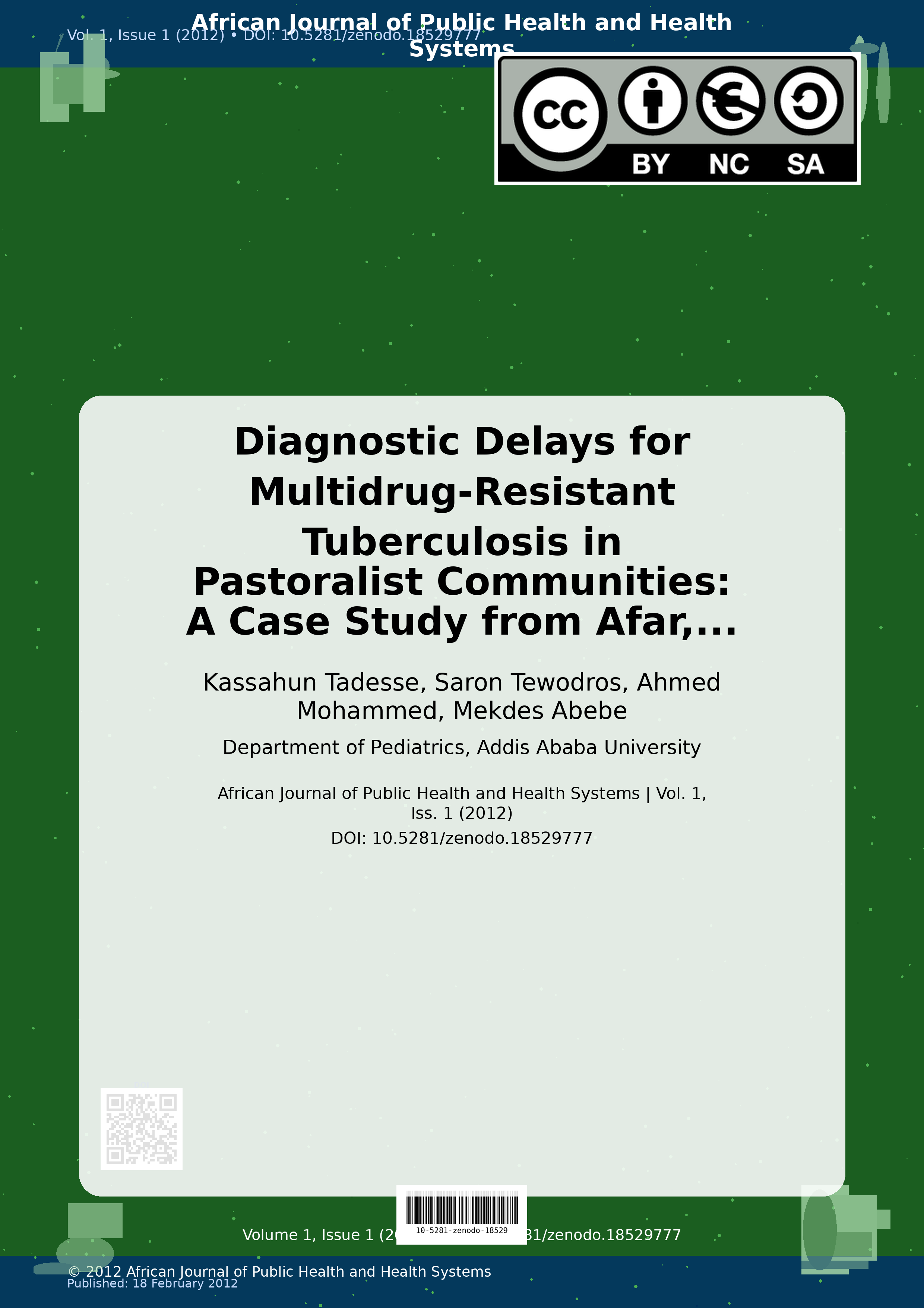 Cover image for: Diagnostic Delays for Multidrug-Resistant Tuberculosis in Pa