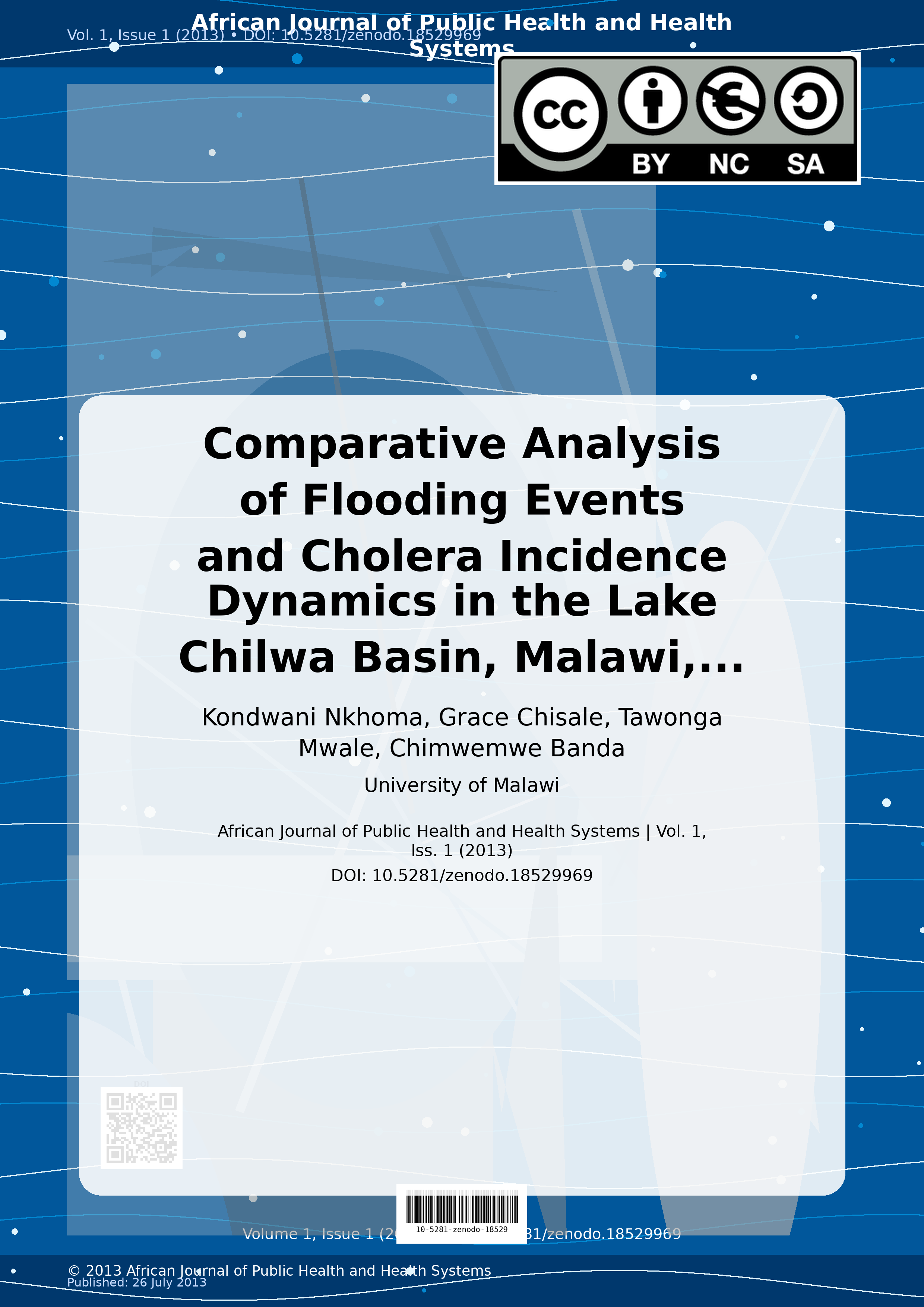 Cover image for: Comparative Analysis of Flooding Events and Cholera Incidenc