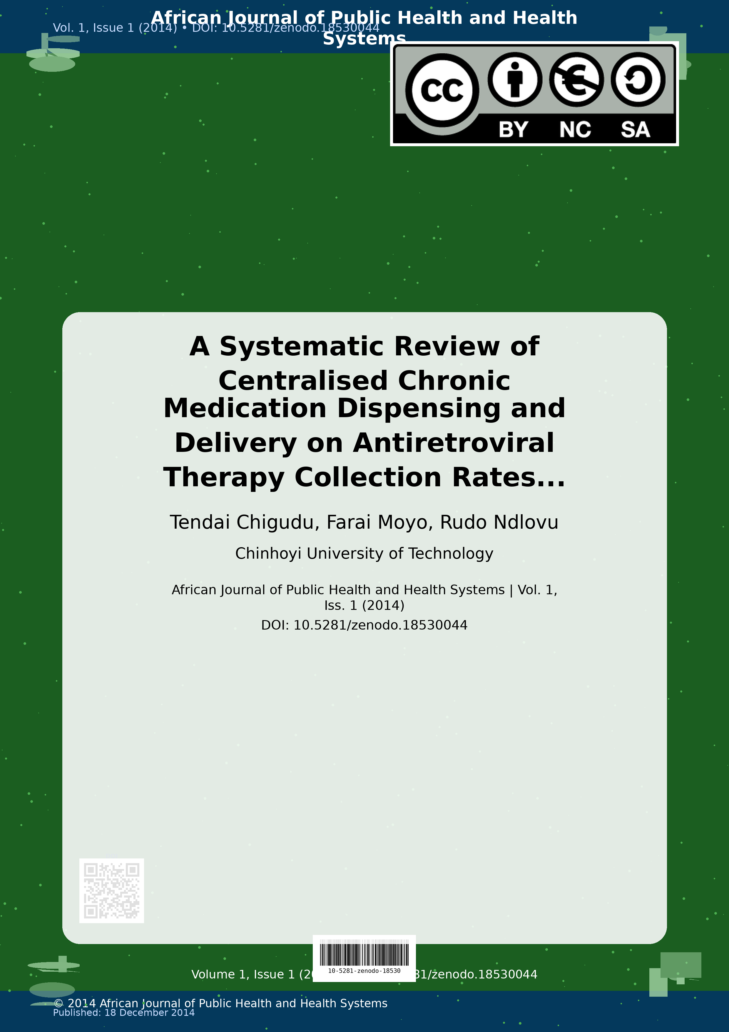 Cover image for: A Systematic Review of Centralised Chronic Medication Dispen