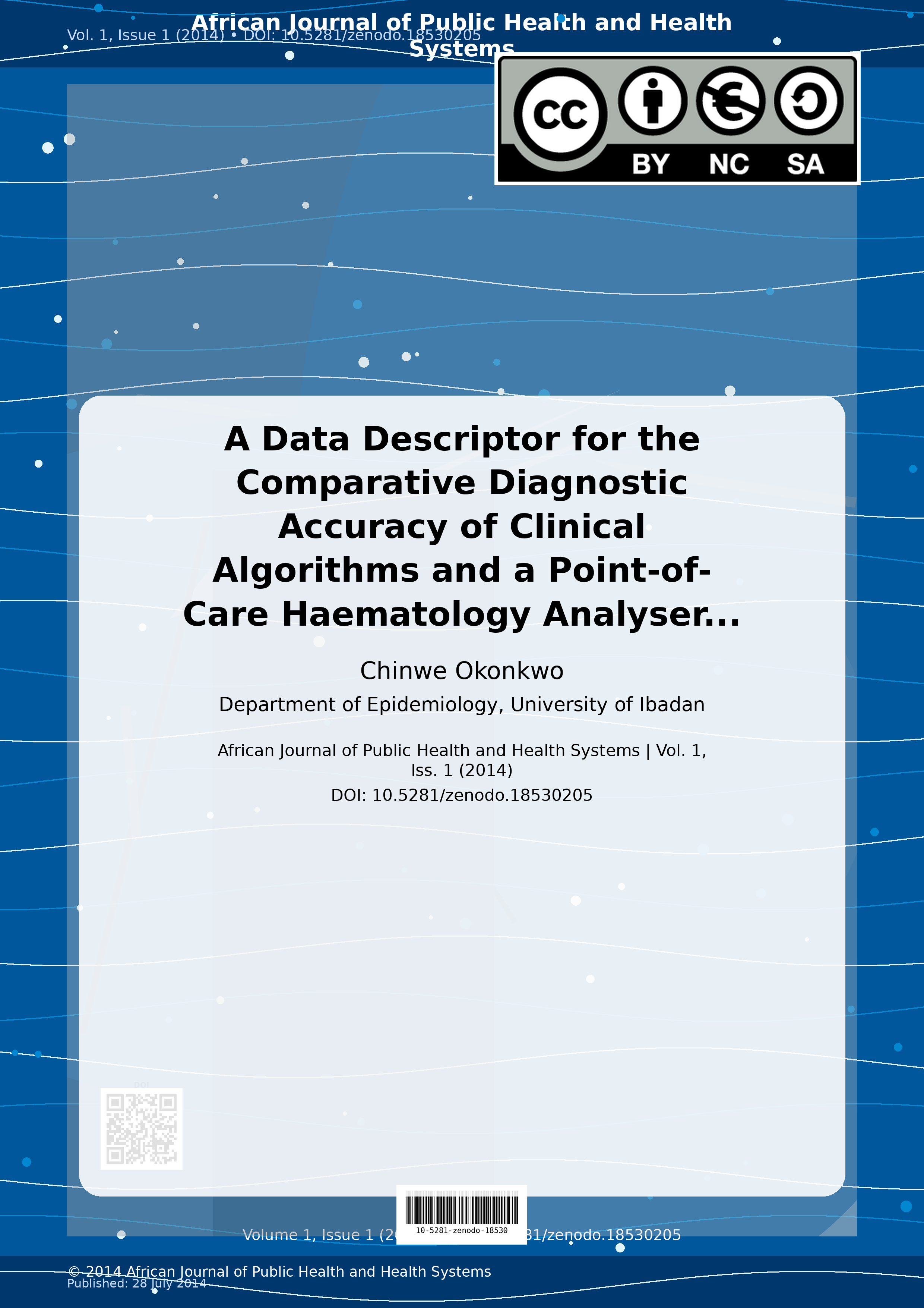 Cover image for: A Data Descriptor for the Comparative Diagnostic Accuracy of