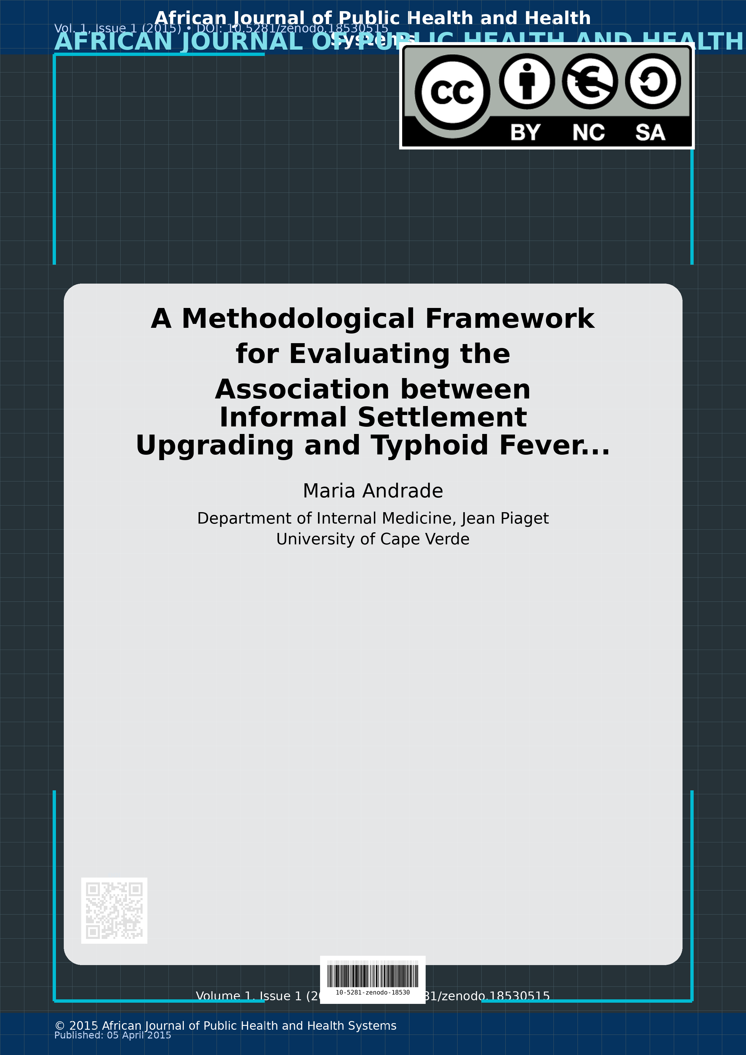 Cover image for: A Methodological Framework for Evaluating the Association be