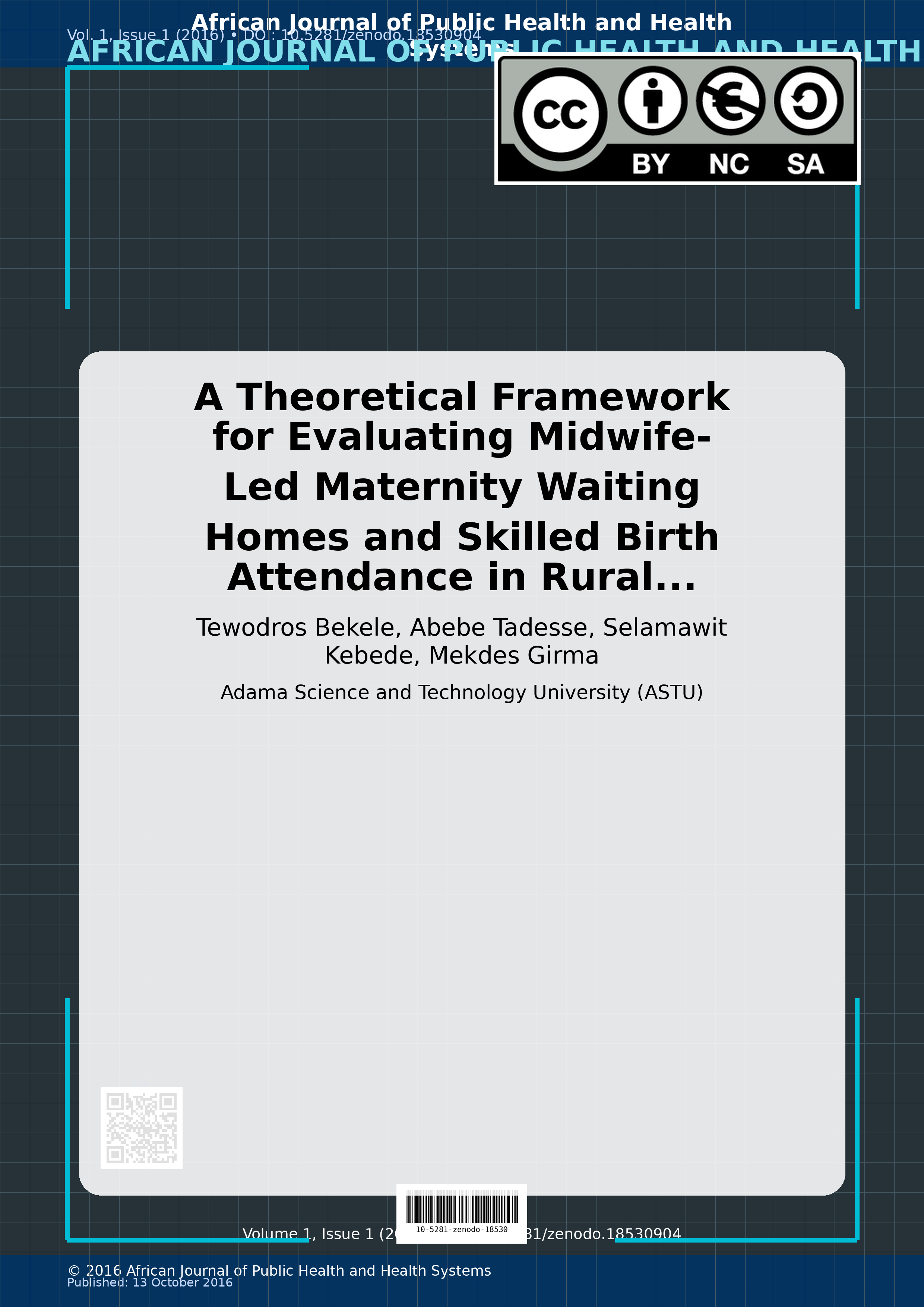 Cover image for: A Theoretical Framework for Evaluating Midwife-Led Maternity