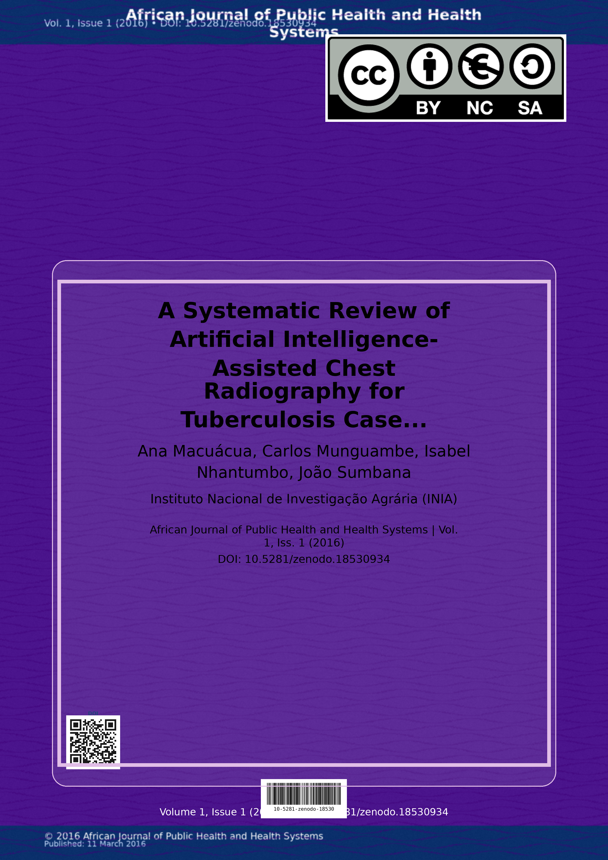 Cover image for: A Systematic Review of Artificial Intelligence-Assisted Ches