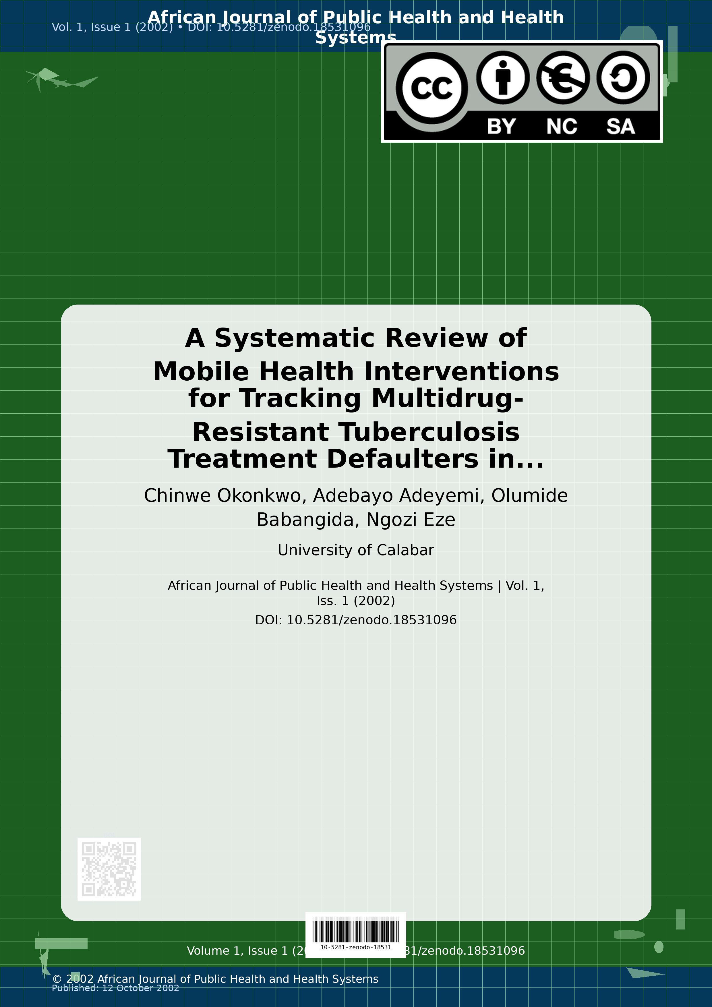 Cover image for: A Systematic Review of Mobile Health Interventions for Track