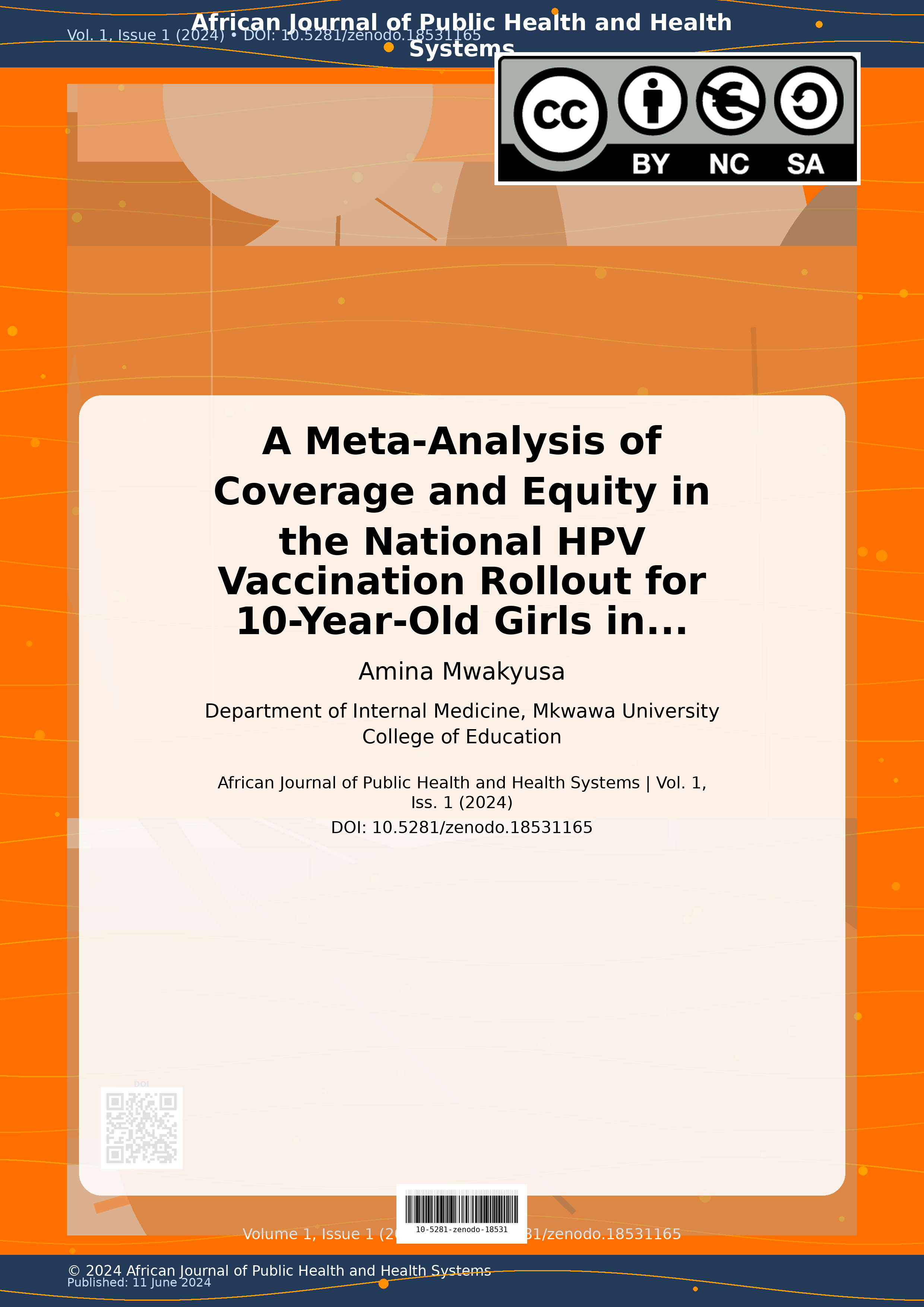 Cover image for: A Meta-Analysis of Coverage and Equity in the National HPV V