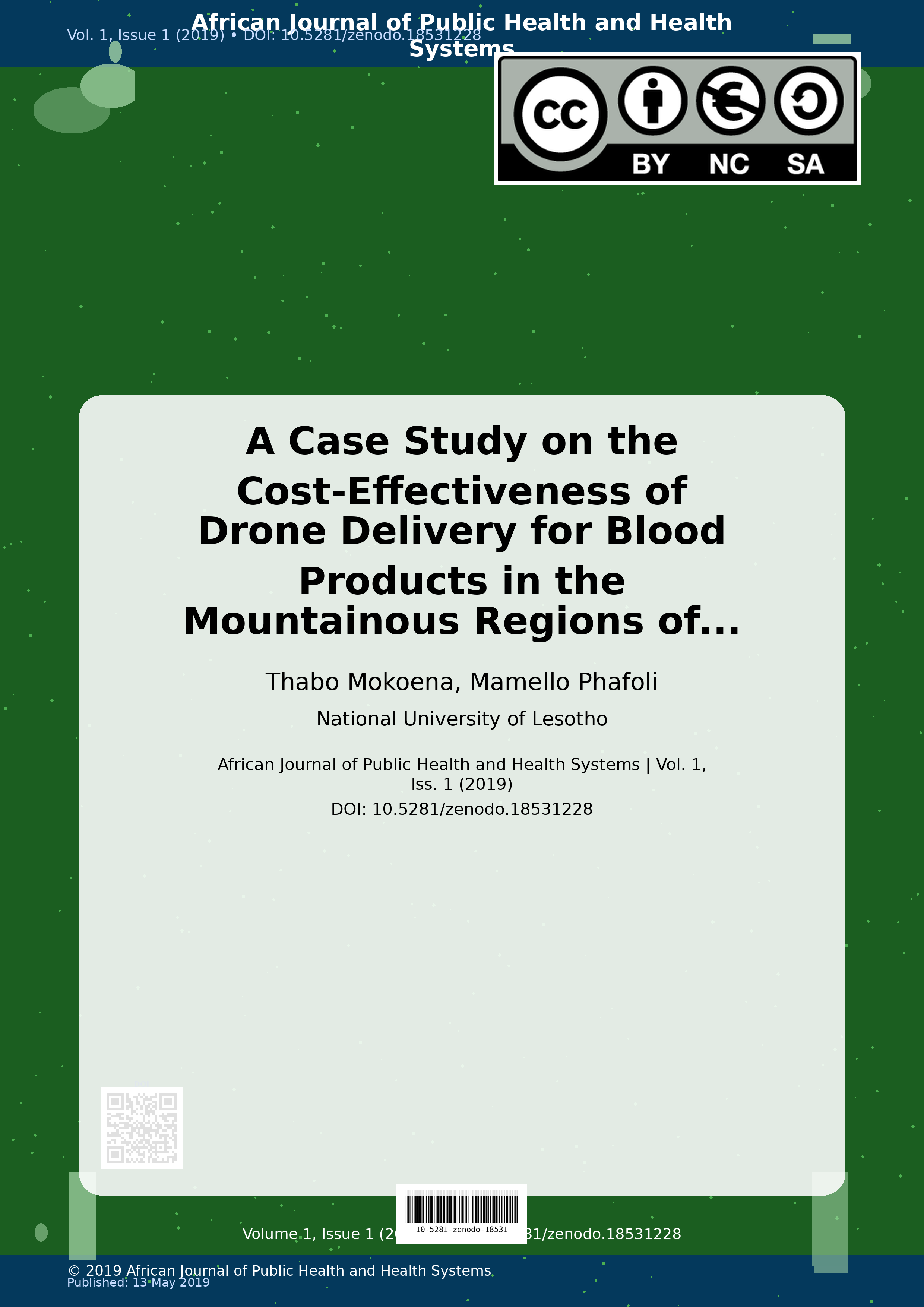 Cover image for: A Case Study on the Cost-Effectiveness of Drone Delivery for