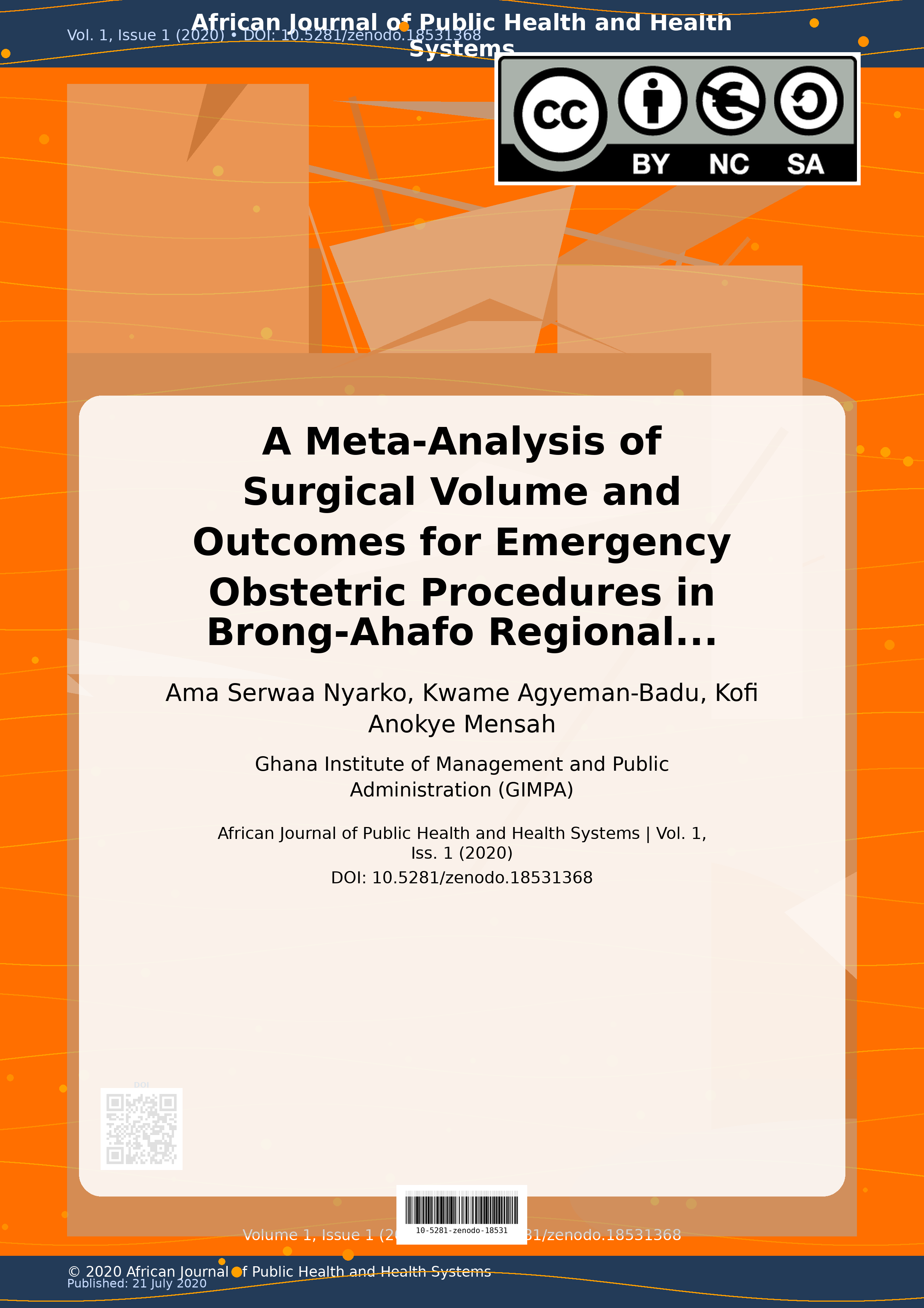 Cover image for: A Meta-Analysis of Surgical Volume and Outcomes for Emergenc