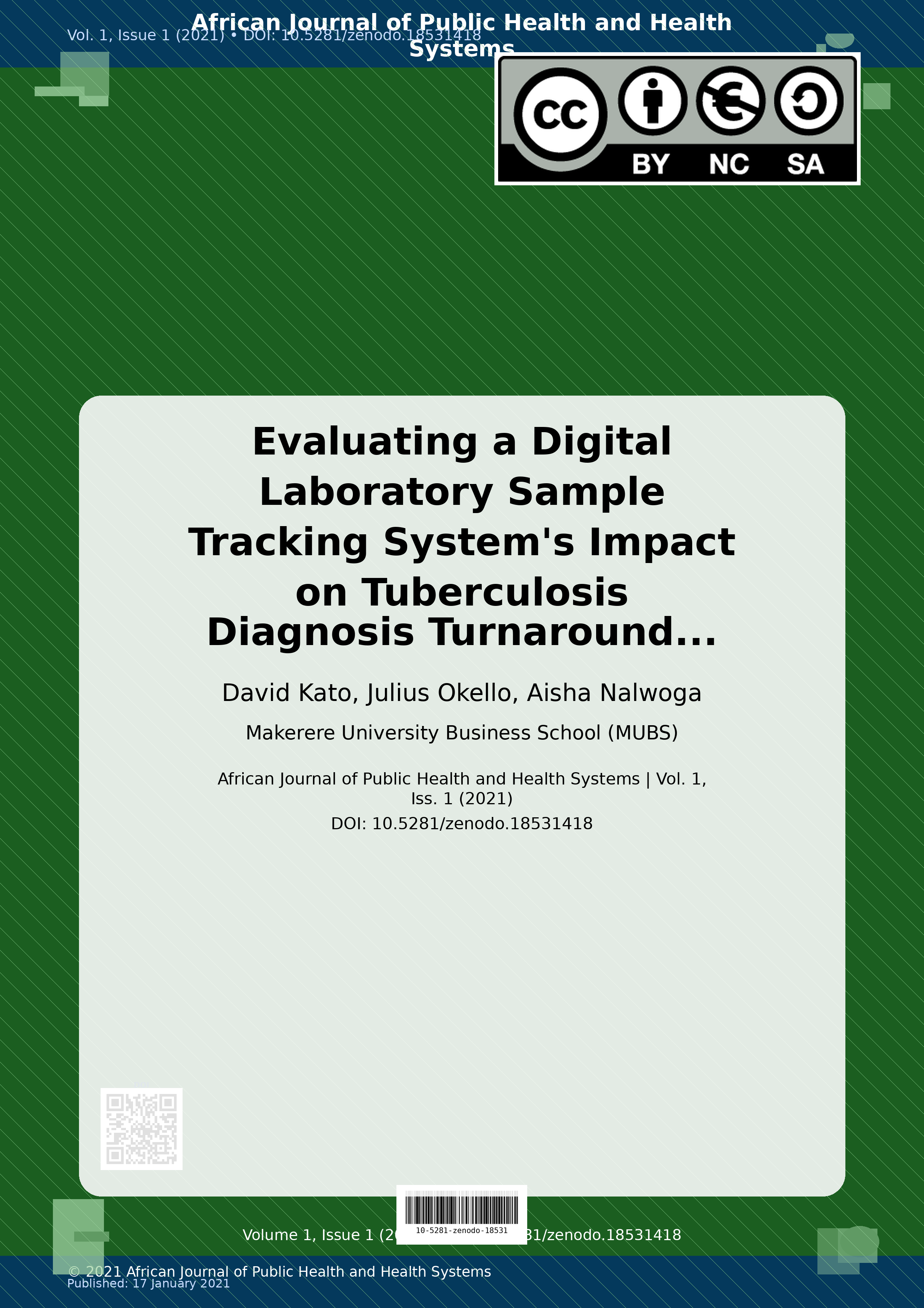 Cover image for: Evaluating a Digital Laboratory Sample Tracking System's Imp