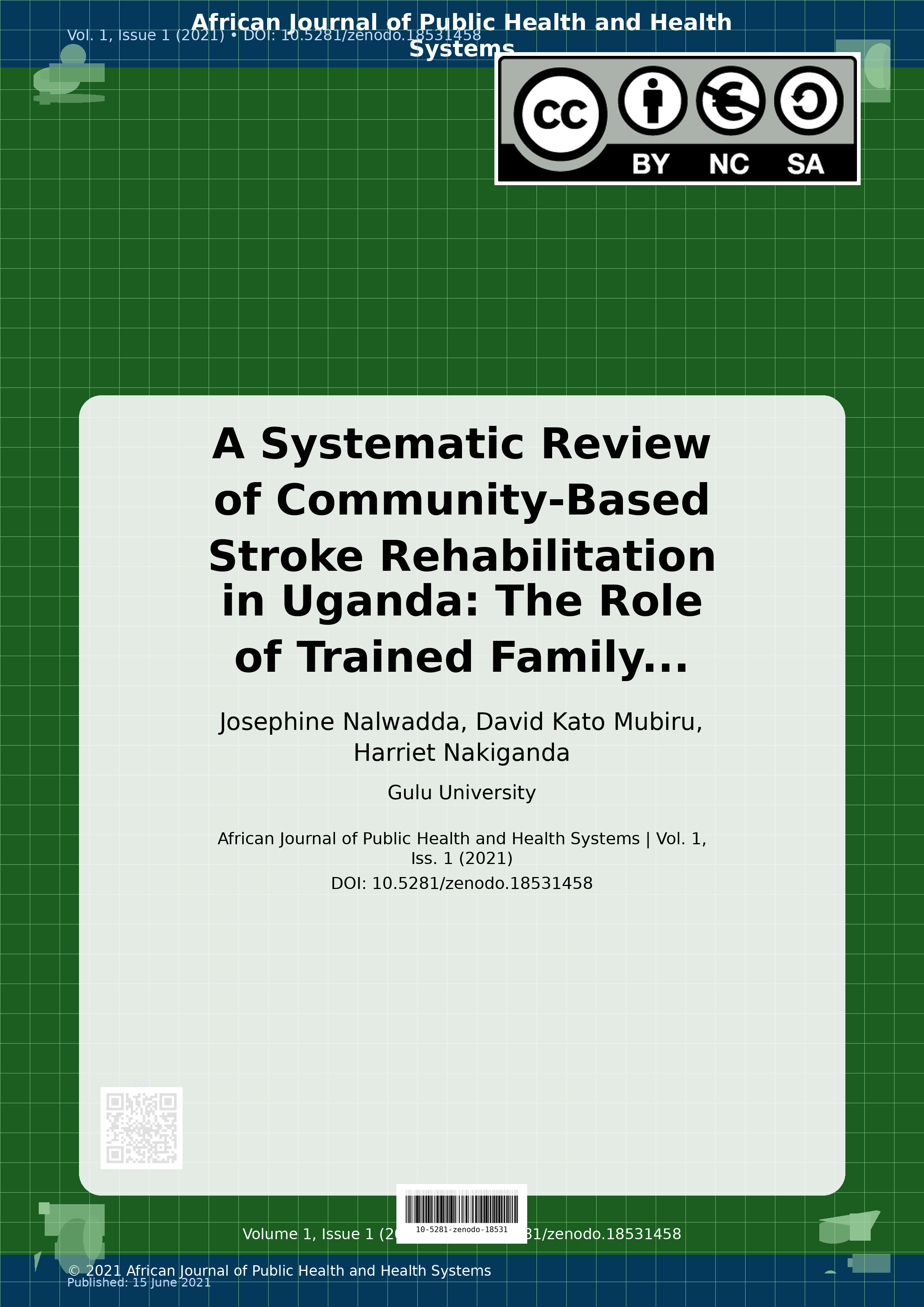 Cover image for: A Systematic Review of Community-Based Stroke Rehabilitation