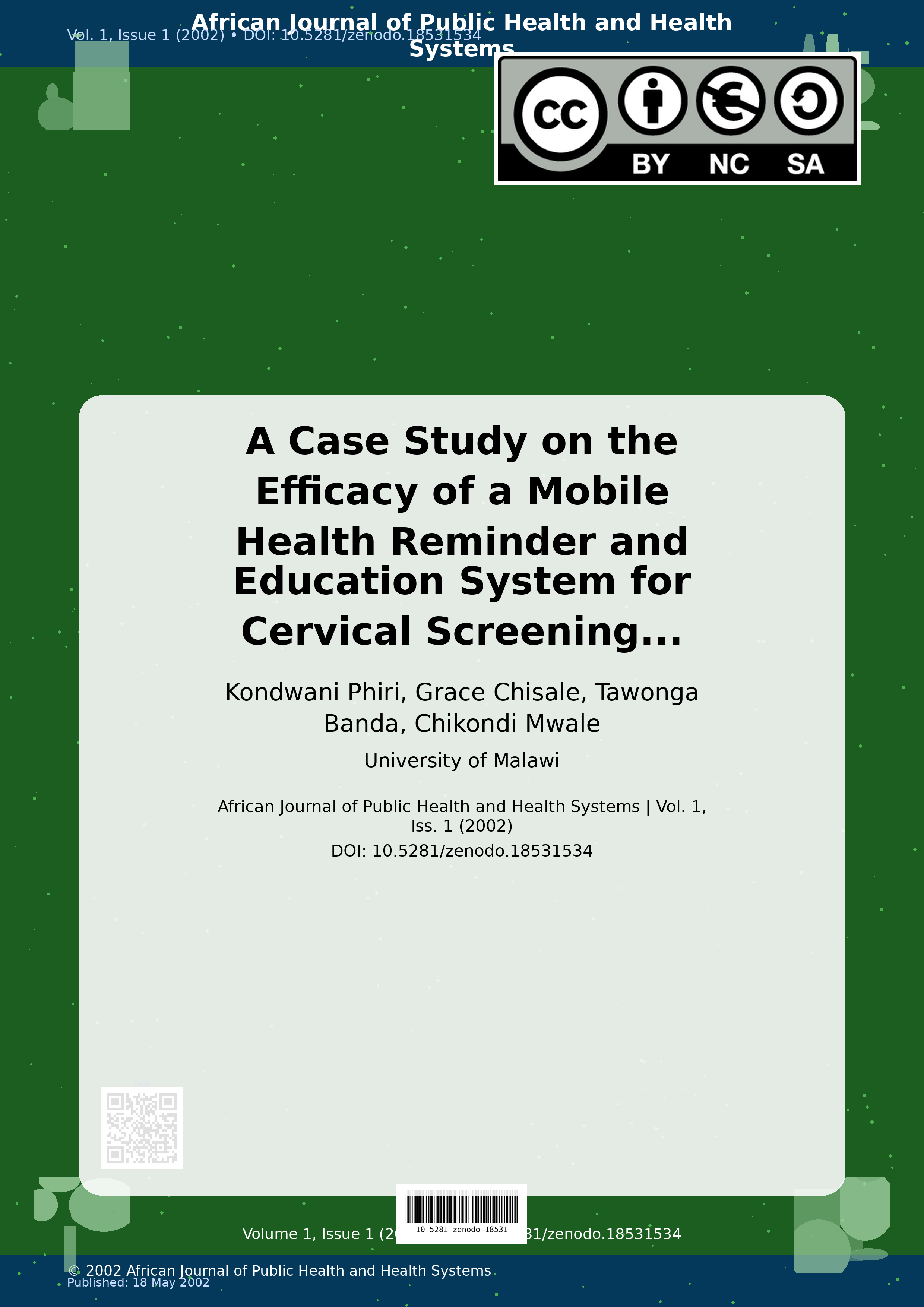 Cover image for: A Case Study on the Efficacy of a Mobile Health Reminder and
