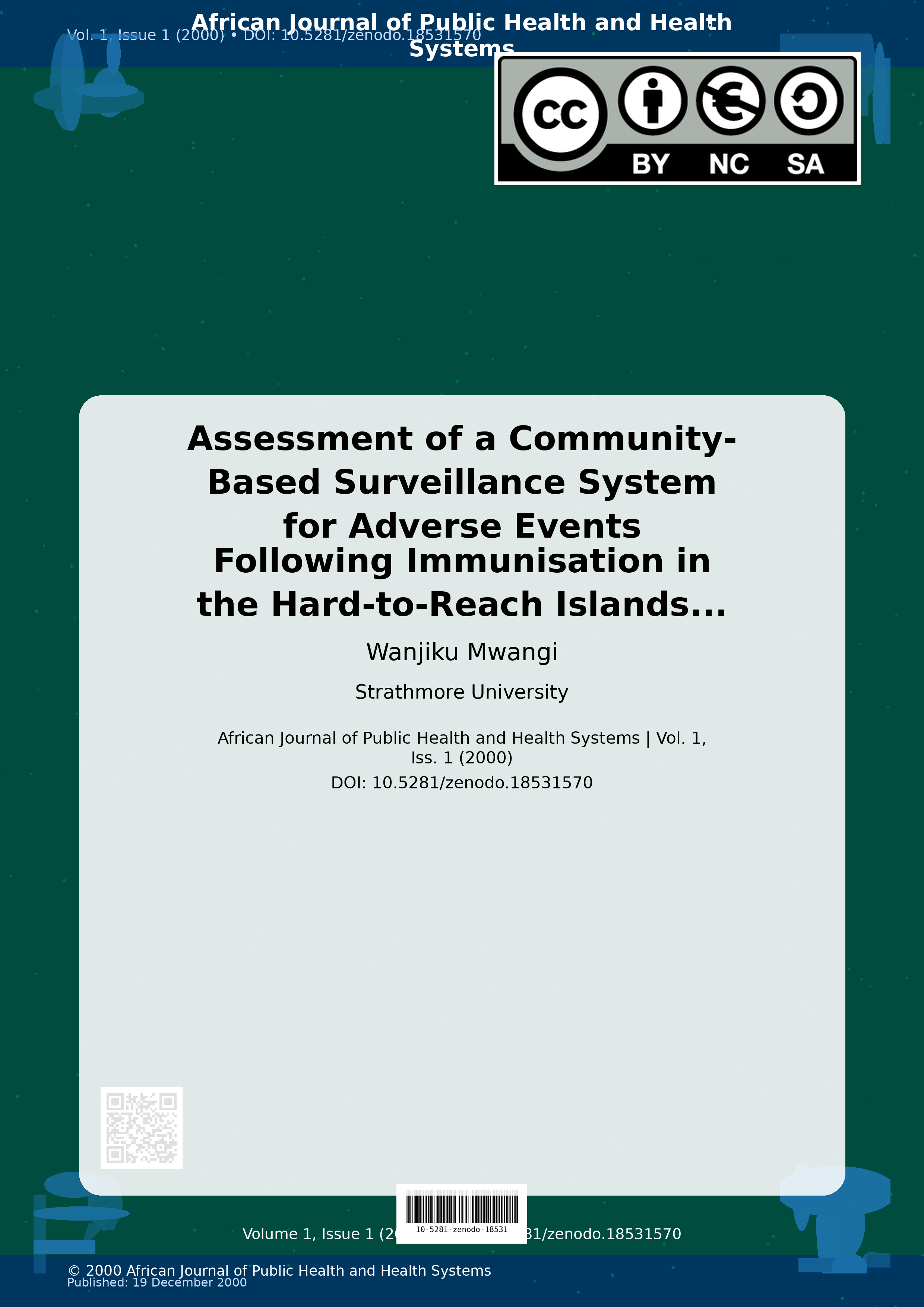 Cover image for: Assessment of a Community-Based Surveillance System for Adve