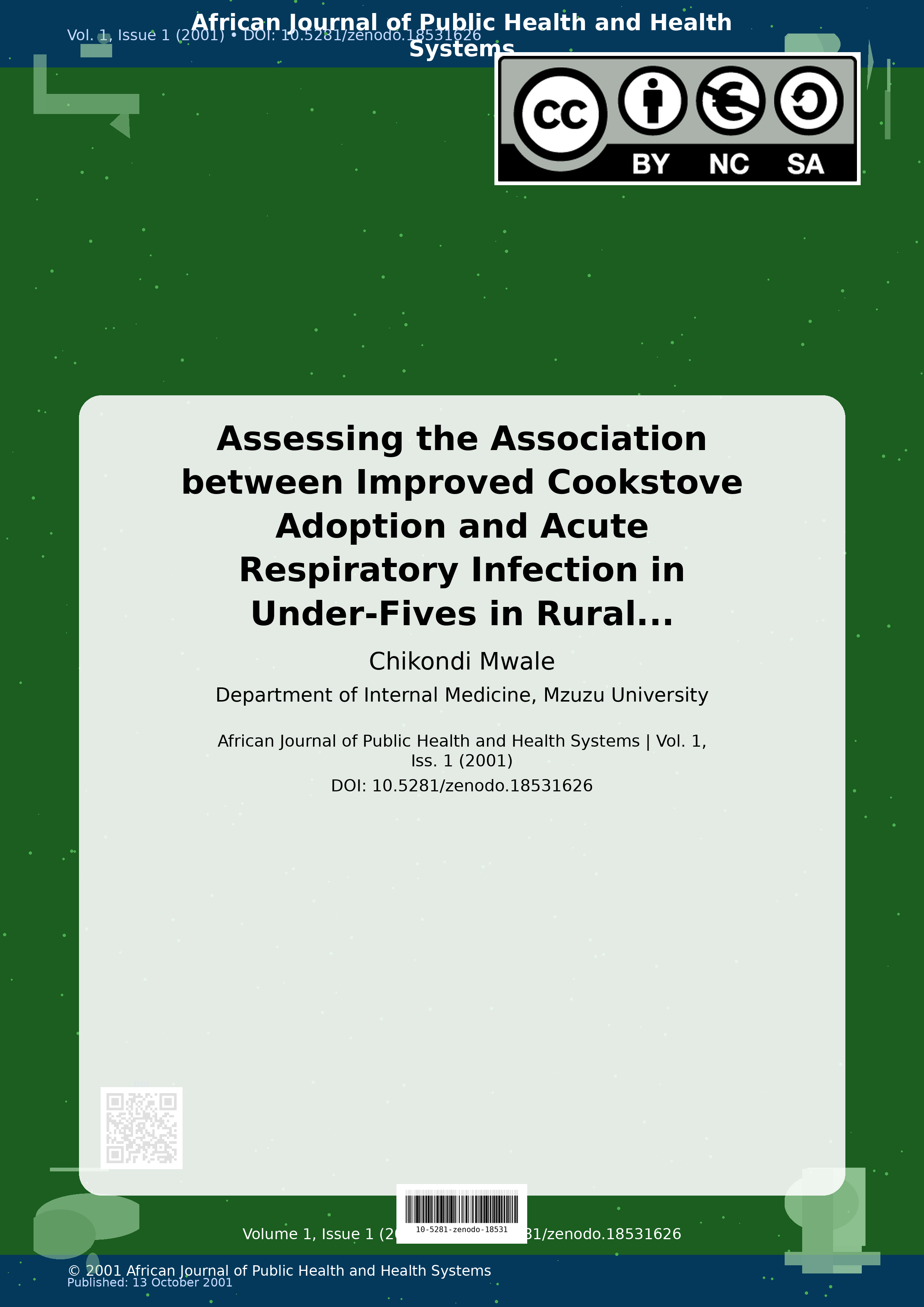 Cover image for: Assessing the Association between Improved Cookstove Adoptio