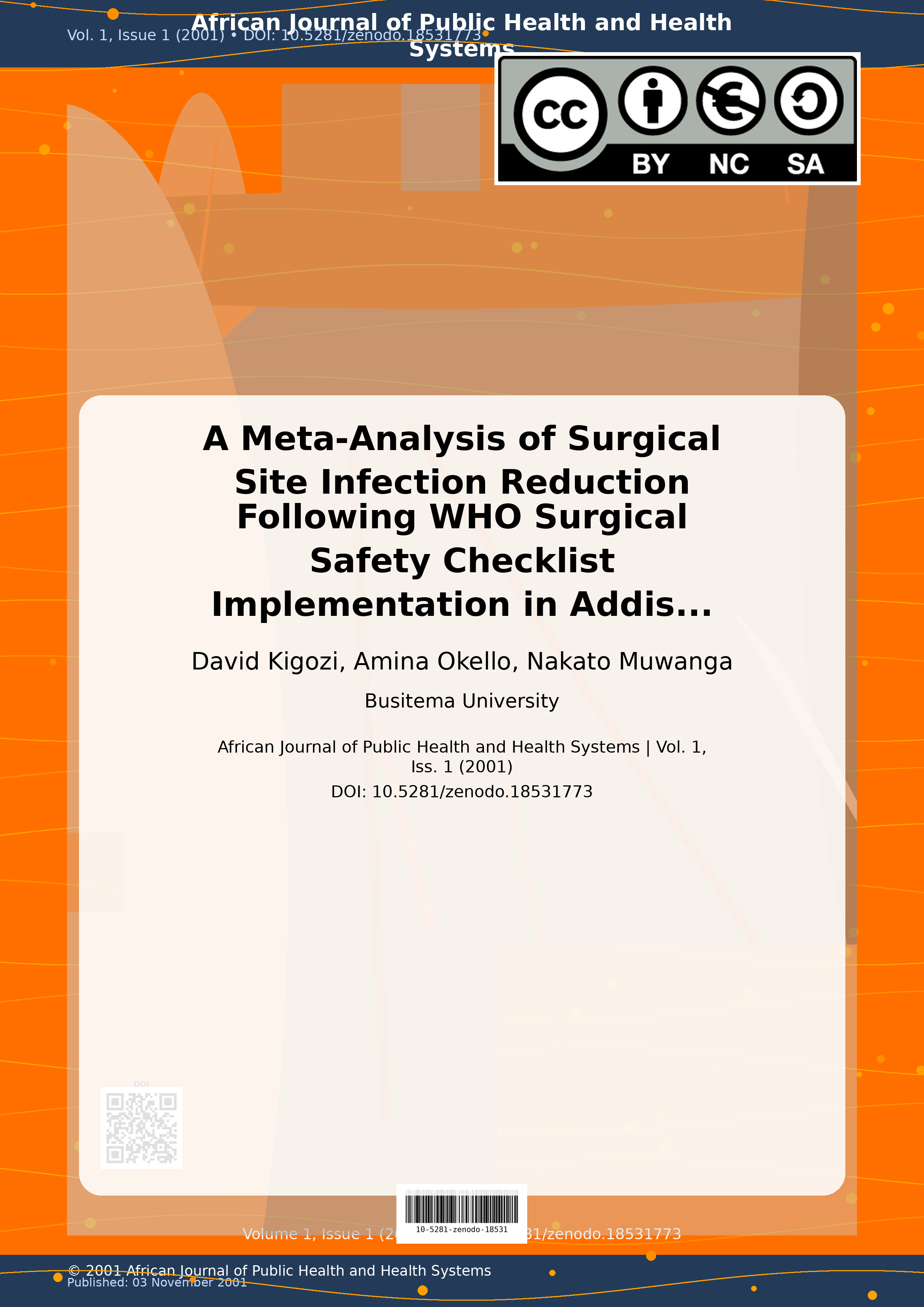 Cover image for: A Meta-Analysis of Surgical Site Infection Reduction Followi